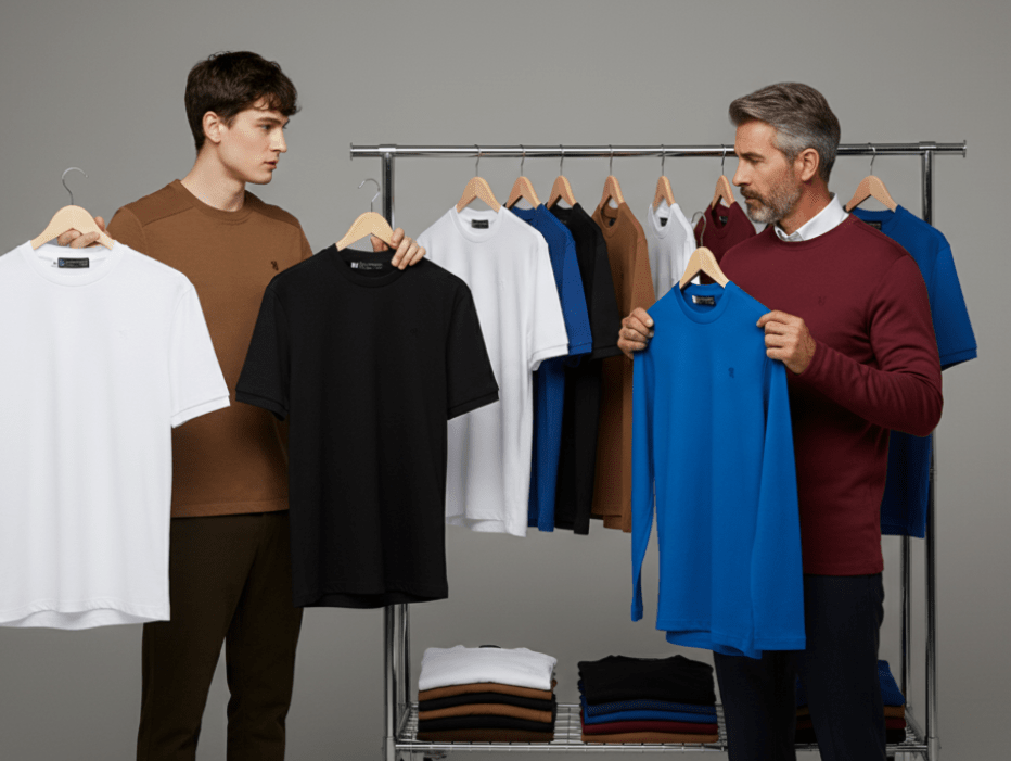 El Esencial del Guardarropa Masculino: Playeras de Cuello Redondo - Manchester