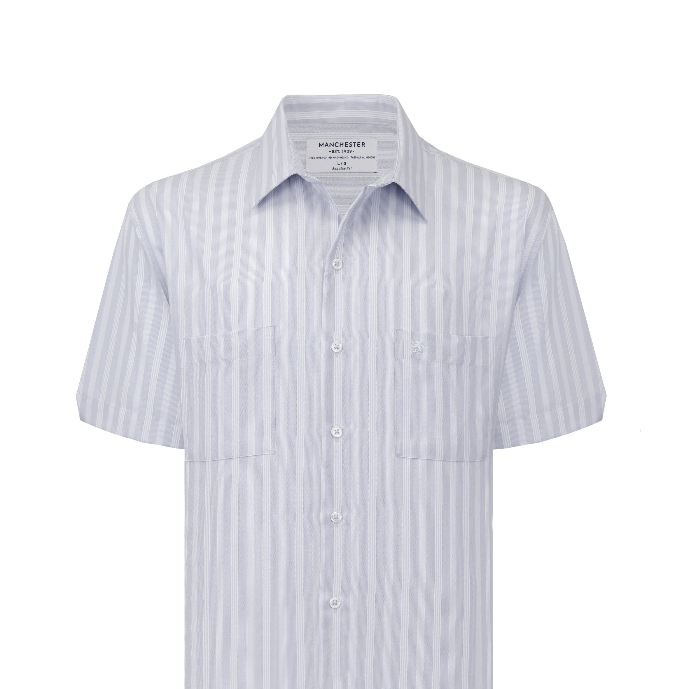 Manchester Camisa Casual Regular Fit Estilo Chazarilla – Rayas Verticales