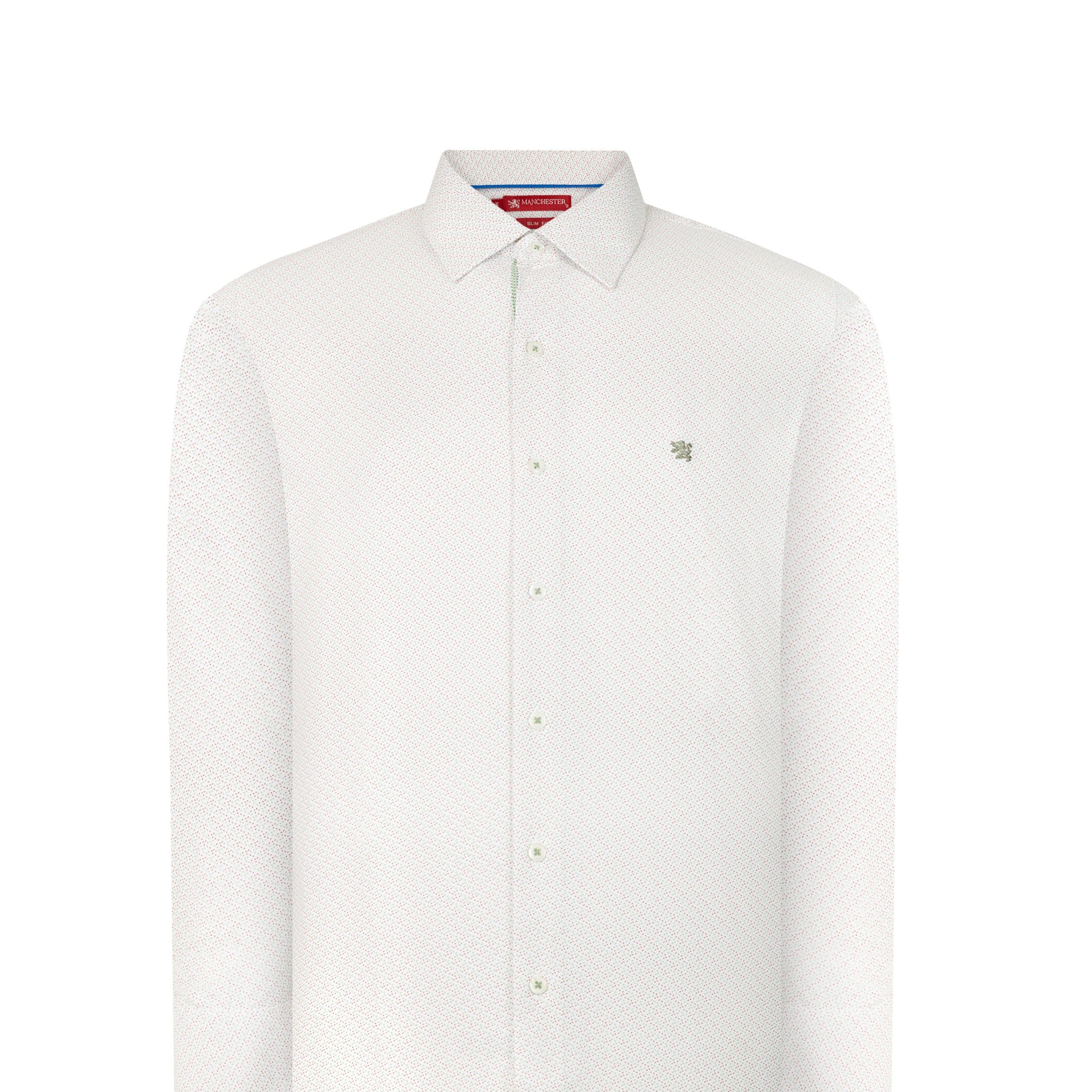 Manchester Camisa Casual Slim Fit Algodón y Poliéster - Manga Larga