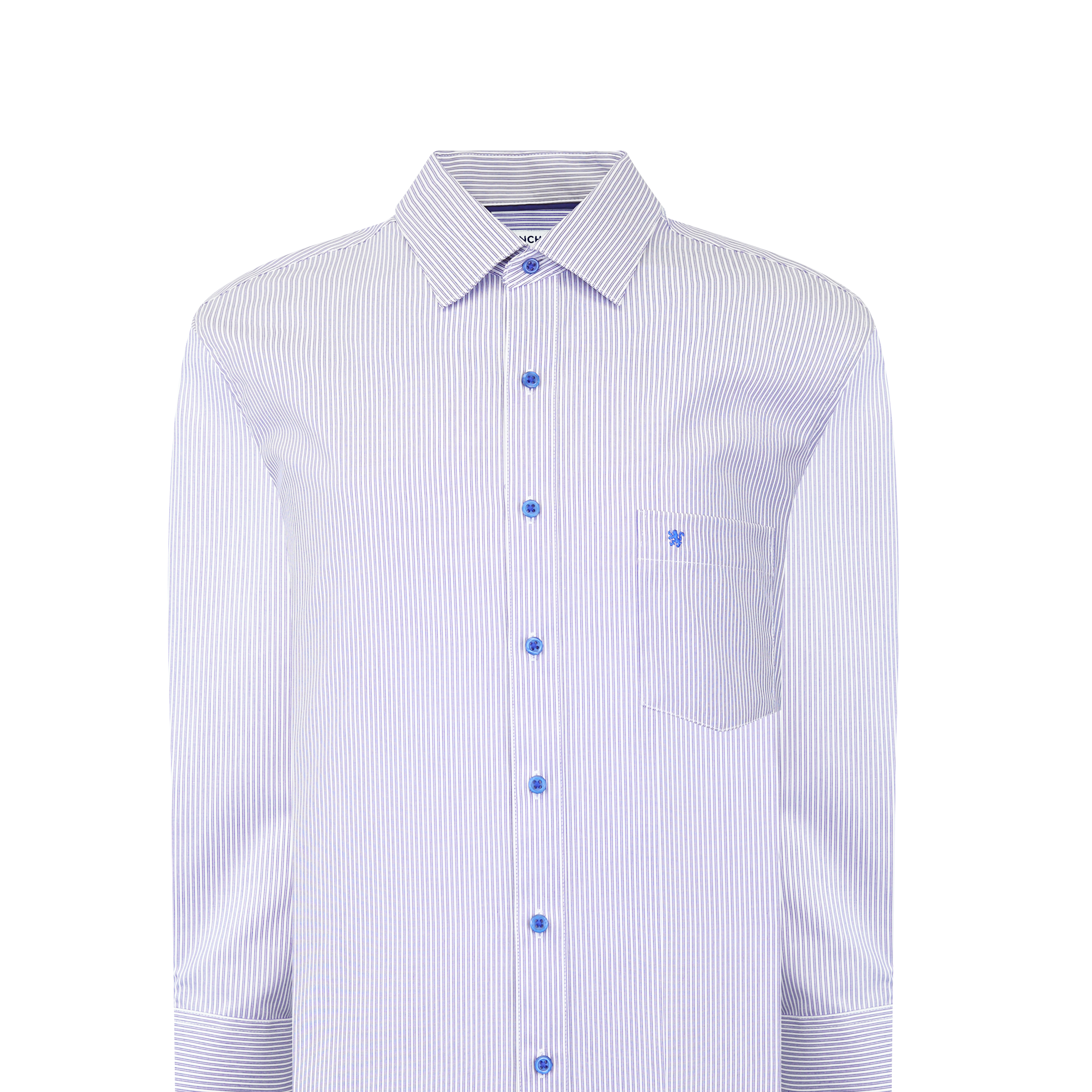 Manchester Camisa de Vestir de Rayas Finas Regular Fit