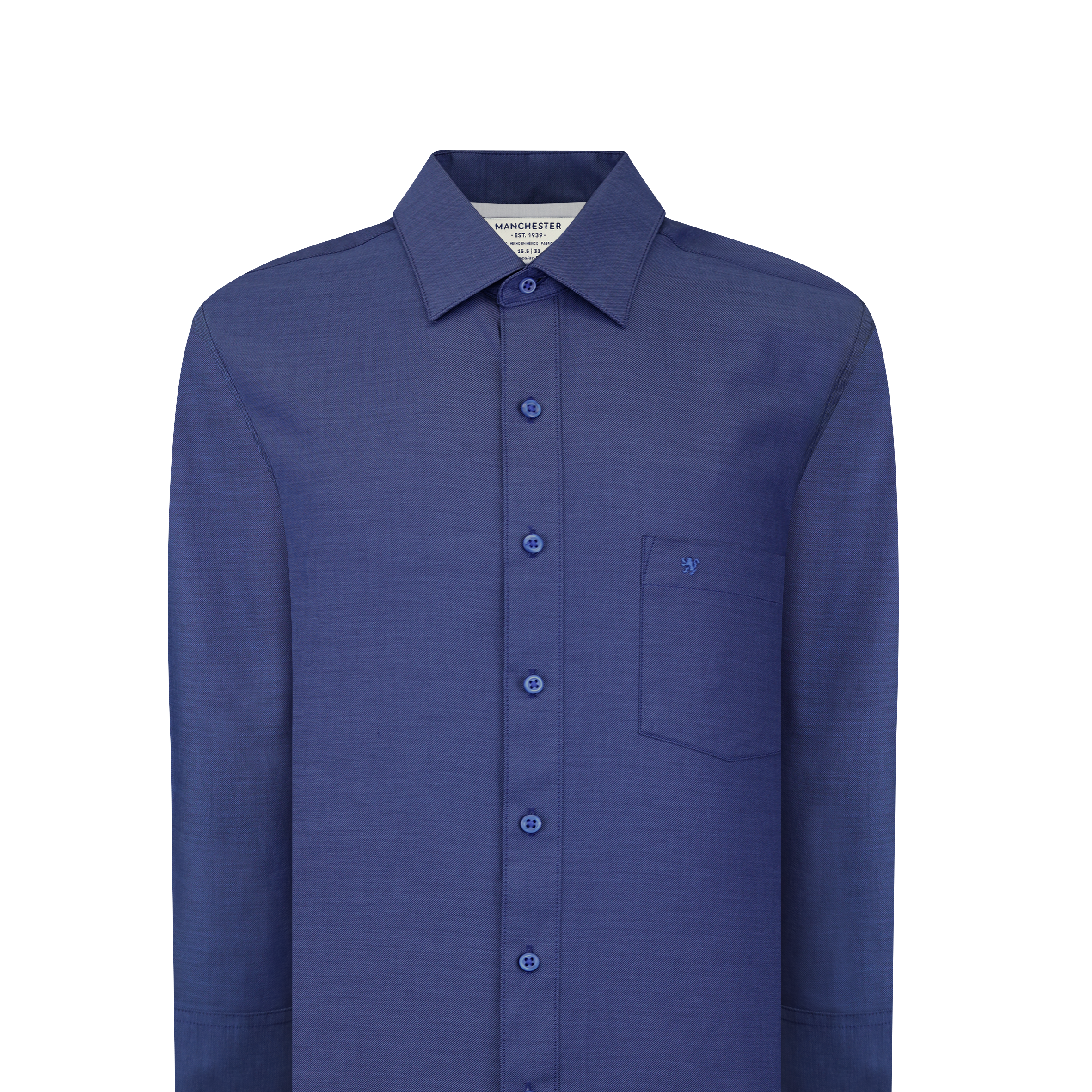 Manchester Camisa de Vestir Premium con Cuello Ajustable