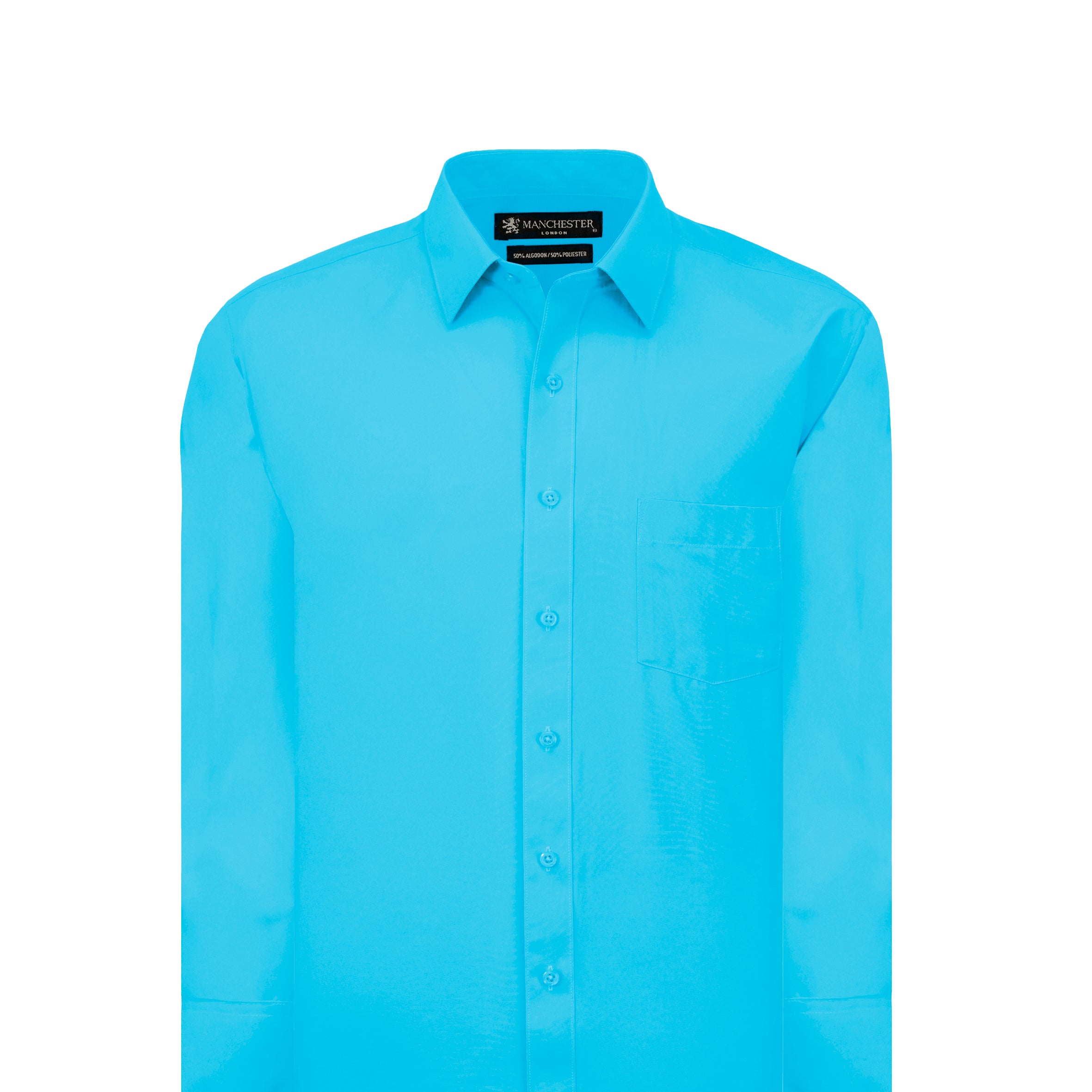 Manchester Camisa Vestir Algodón-Poliéster - Manga Larga