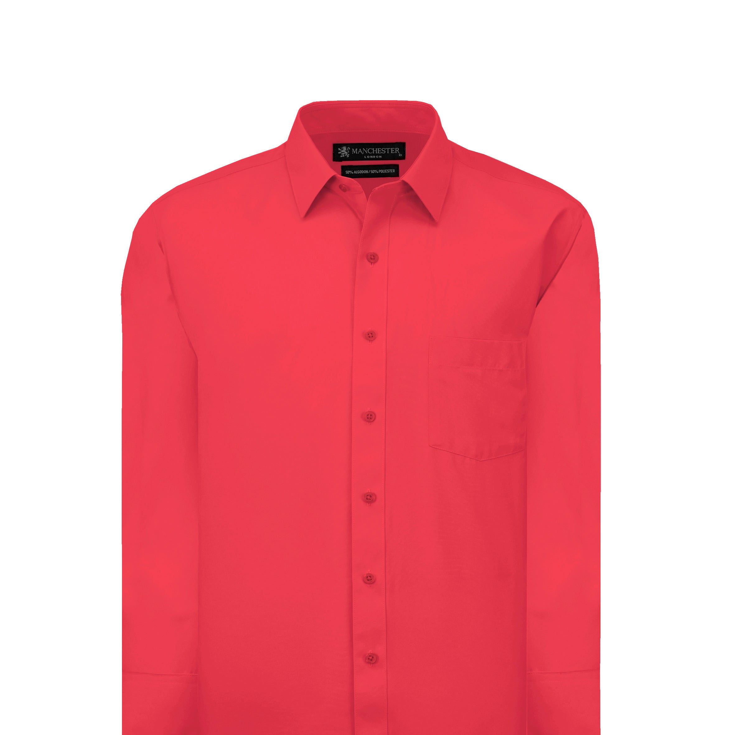 Manchester Camisa Vestir Algodón-Poliéster - Manga Larga