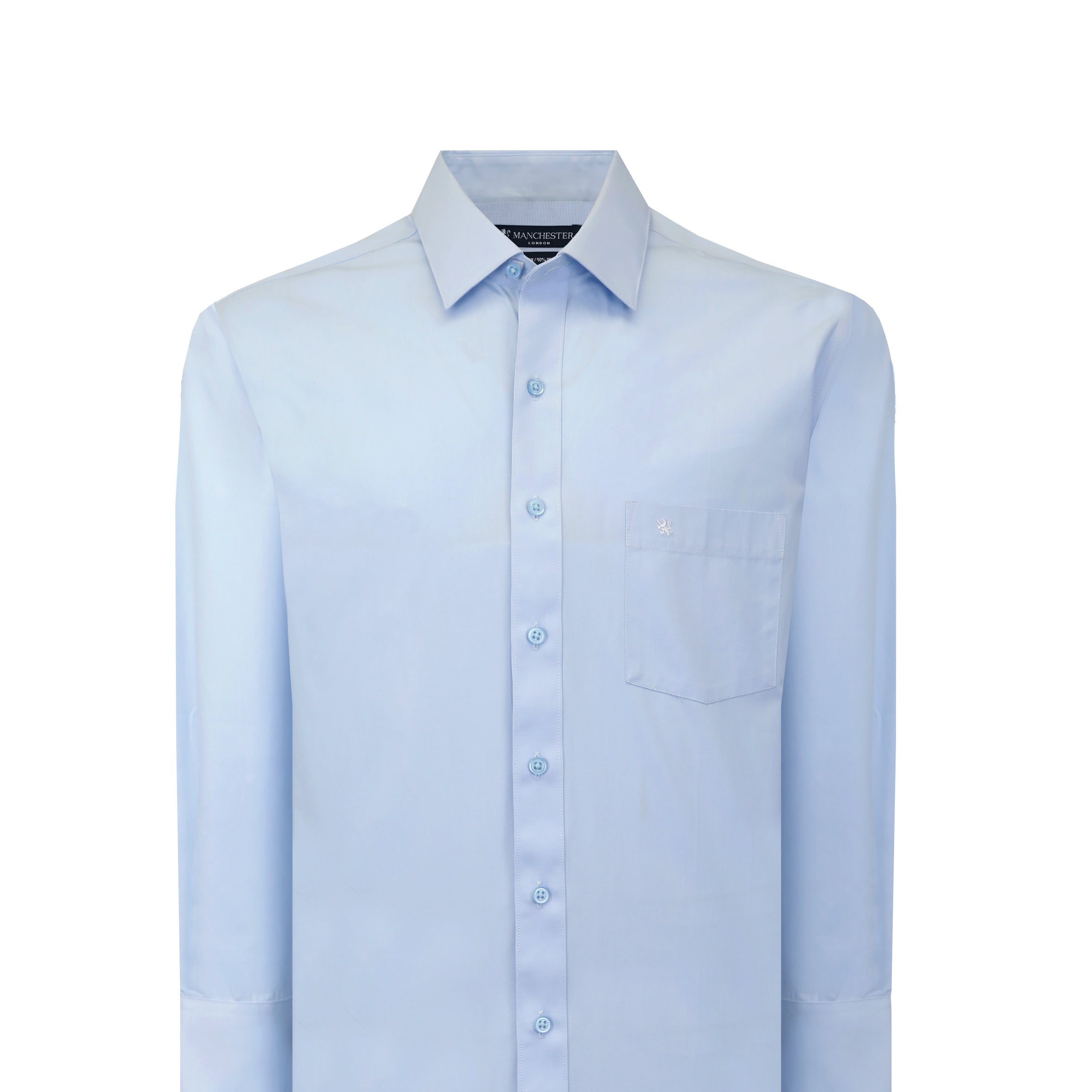 Manchester Camisa de Vestir Mezcla de Algodón y Poliéster - Cuello Ajustable