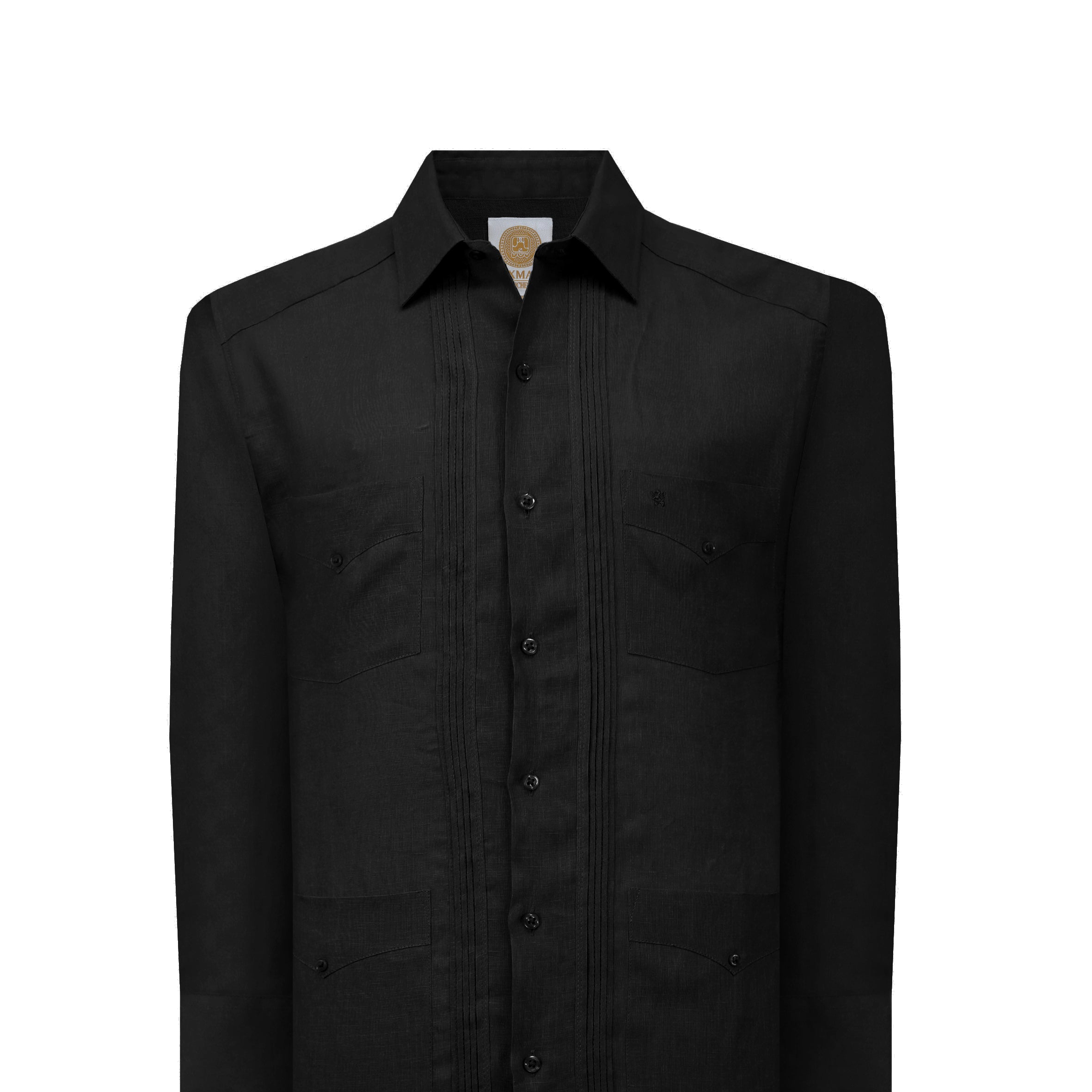 Manchester Guayabera Lisa con Puño Convertible de Lino