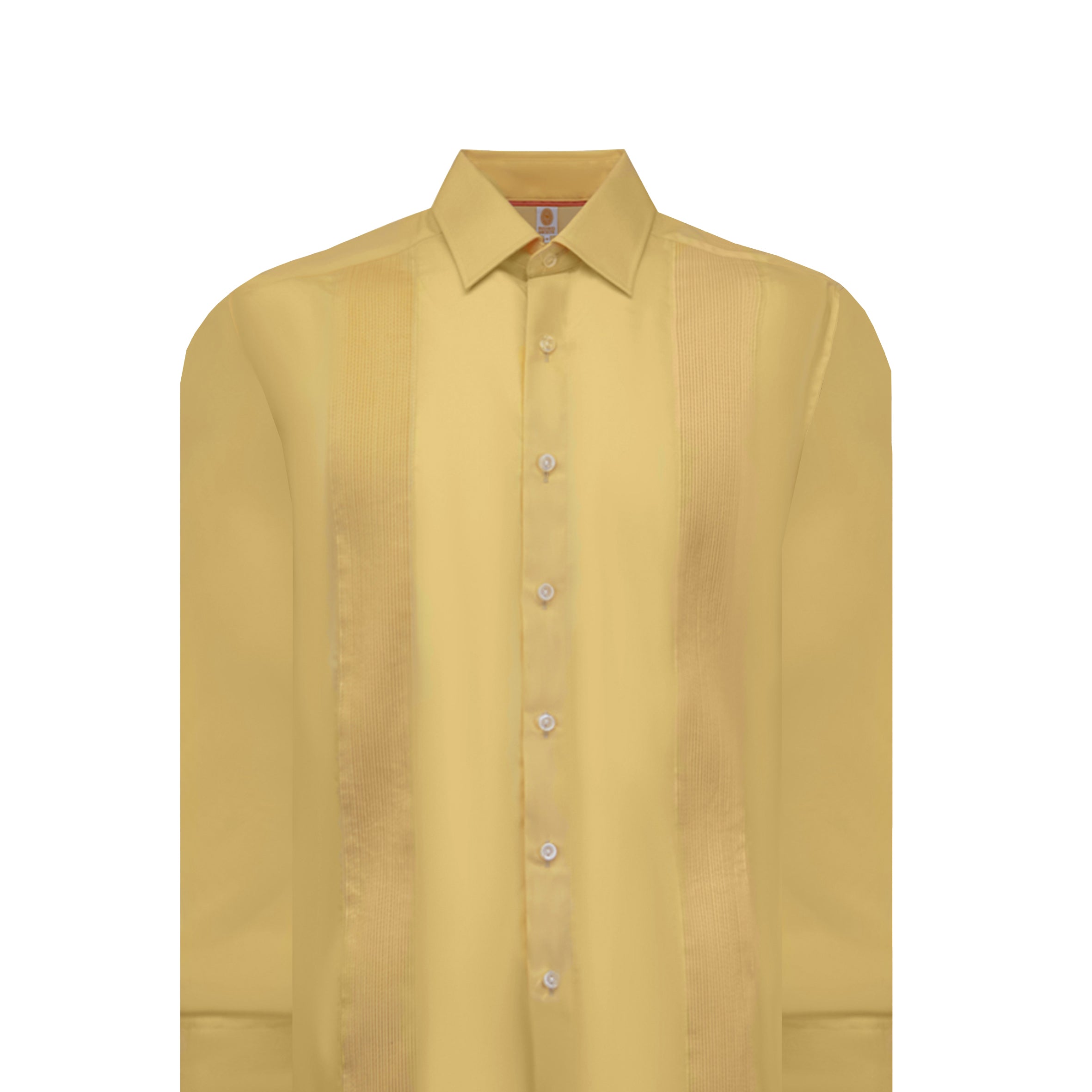 Manchester Guayabera sin Bolsas con Puño Convertible de Algodón y Poliéster
