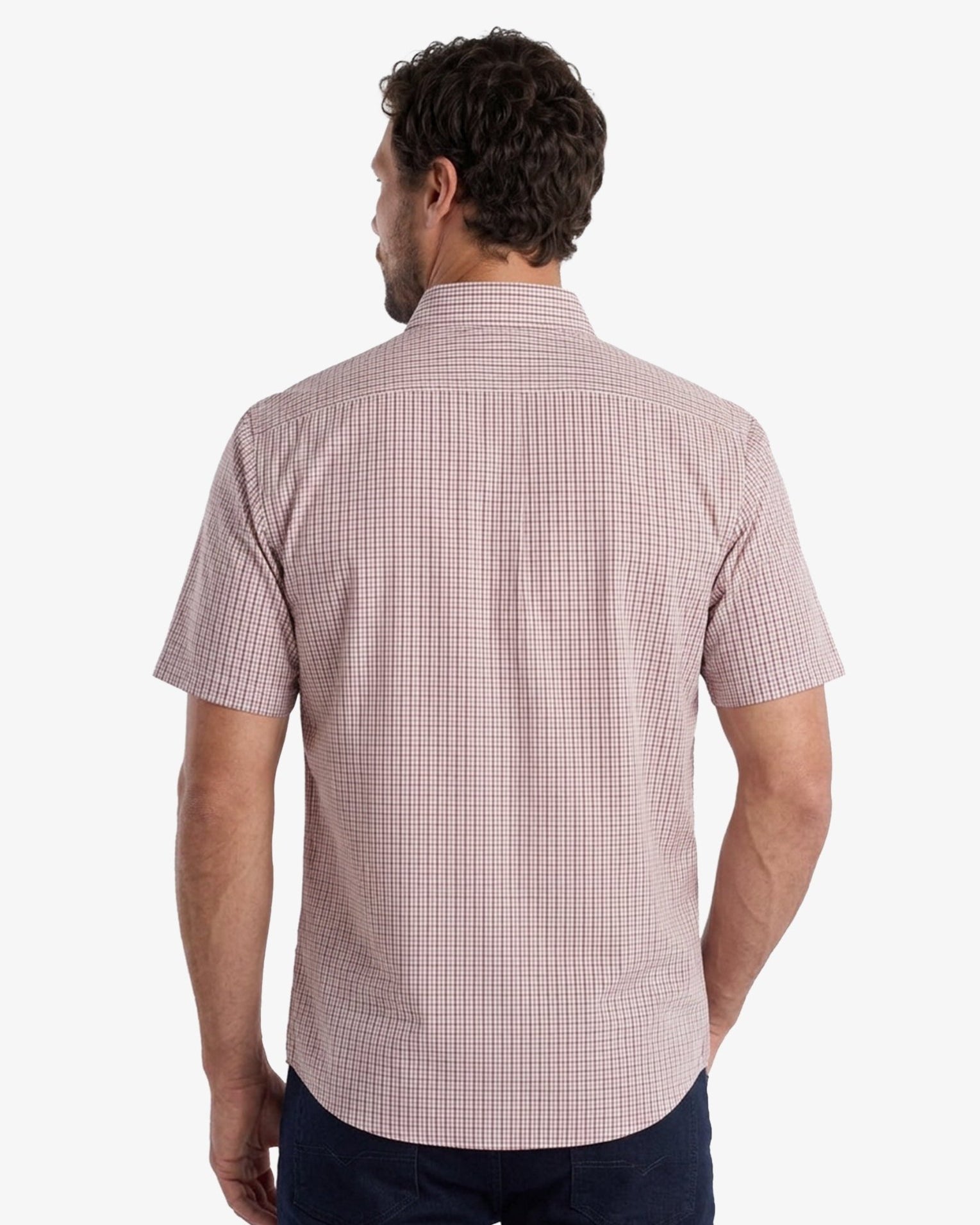 Manchester Camisa Button Down Cuadros - Manga Corta - Manchester