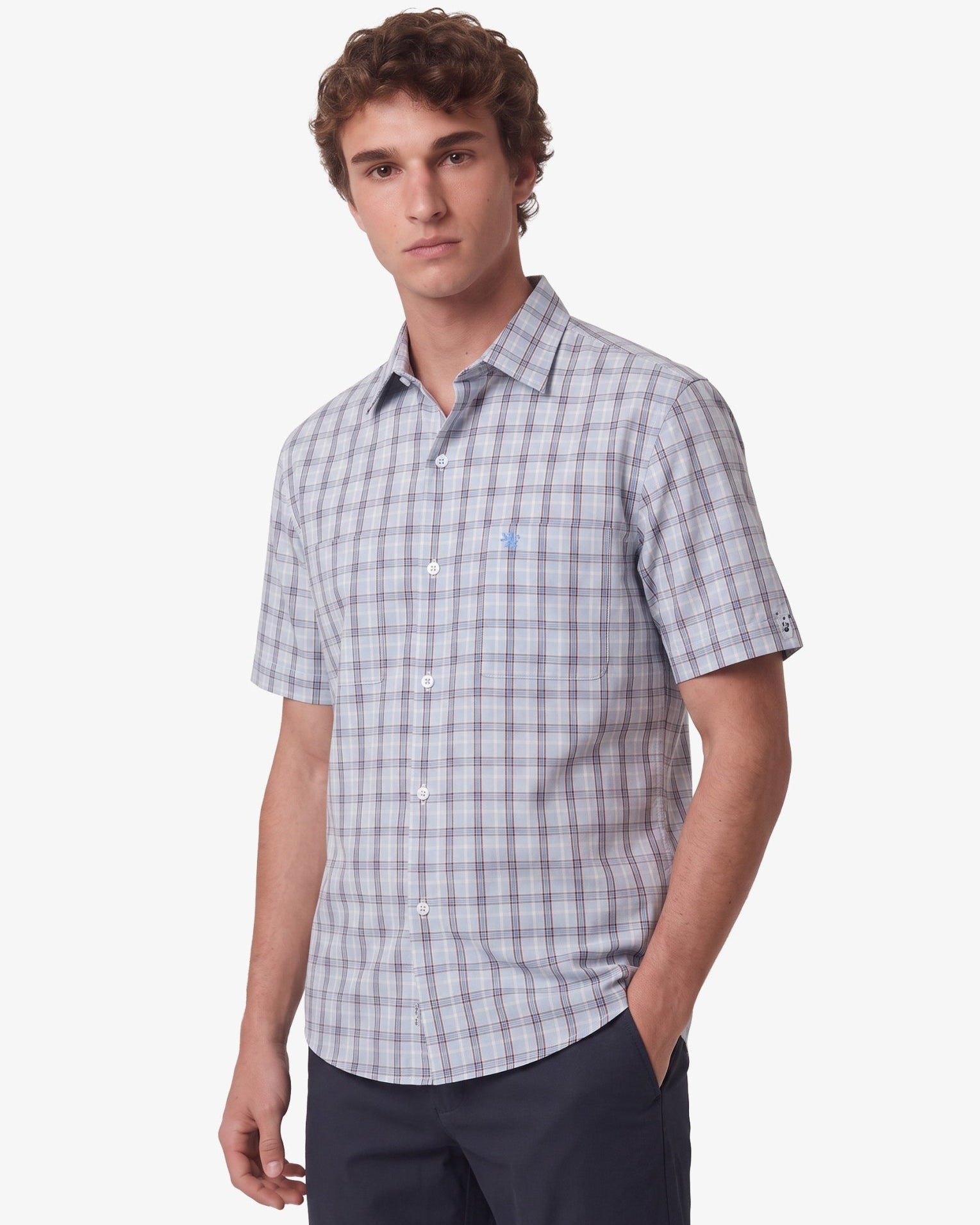 Manchester Camisa Casual Algodón-Poliéster Manga Corta - Manchester