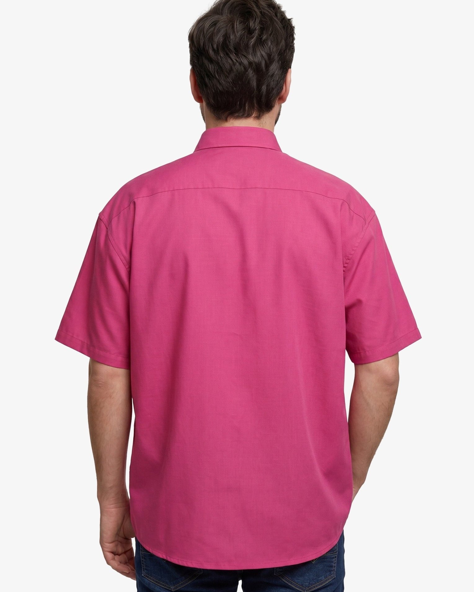 Manchester Camisa Casual Big and Tall Algodón y Poliéster Manga Corta - Manchester