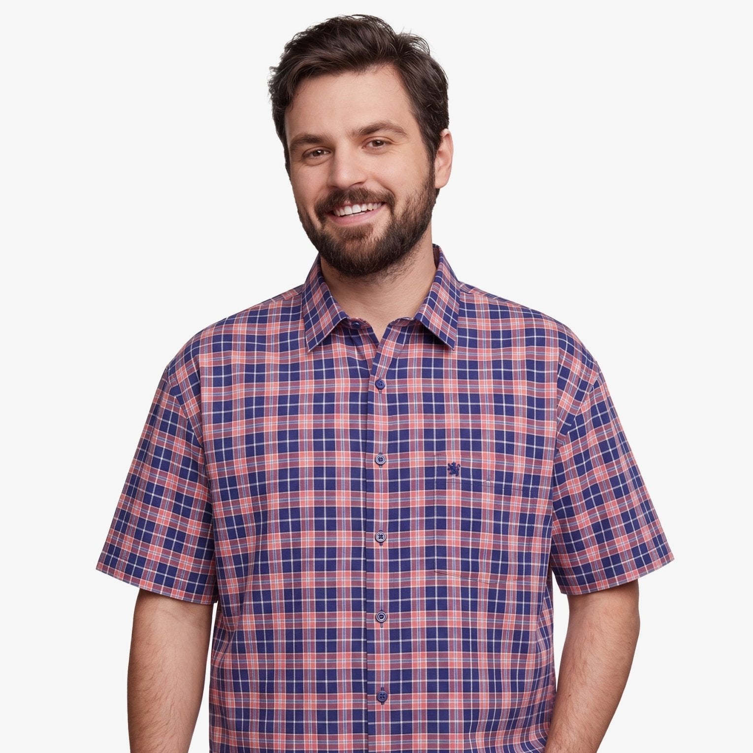 Manchester Camisa Casual Big & Tall 100% Algodón - Manchester