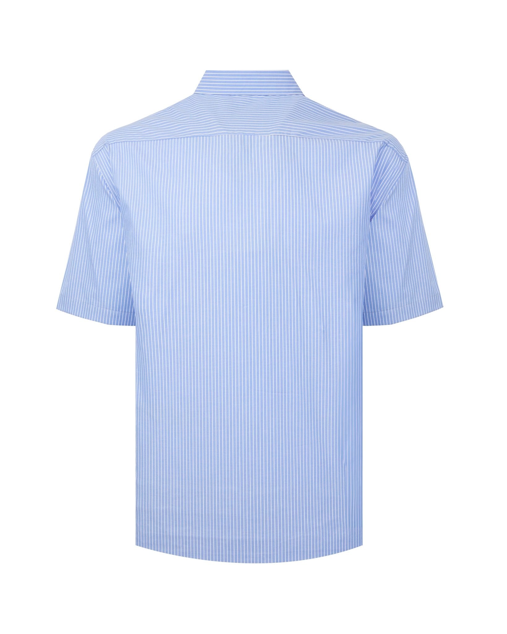 Manchester Camisa Casual Button Down Manga Corta Rayas - Manchester