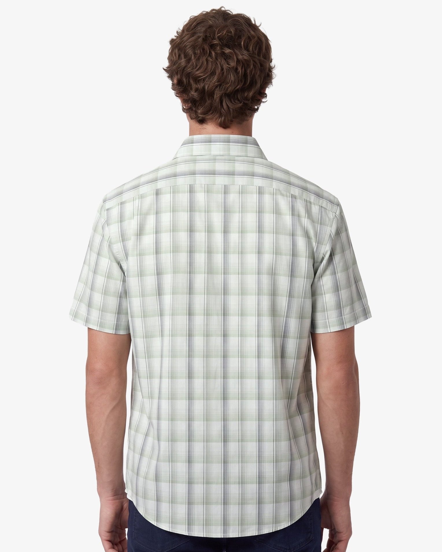 Manchester Camisa Casual Cuadrado Algodón-Poliéster Manga Corta - Manchester