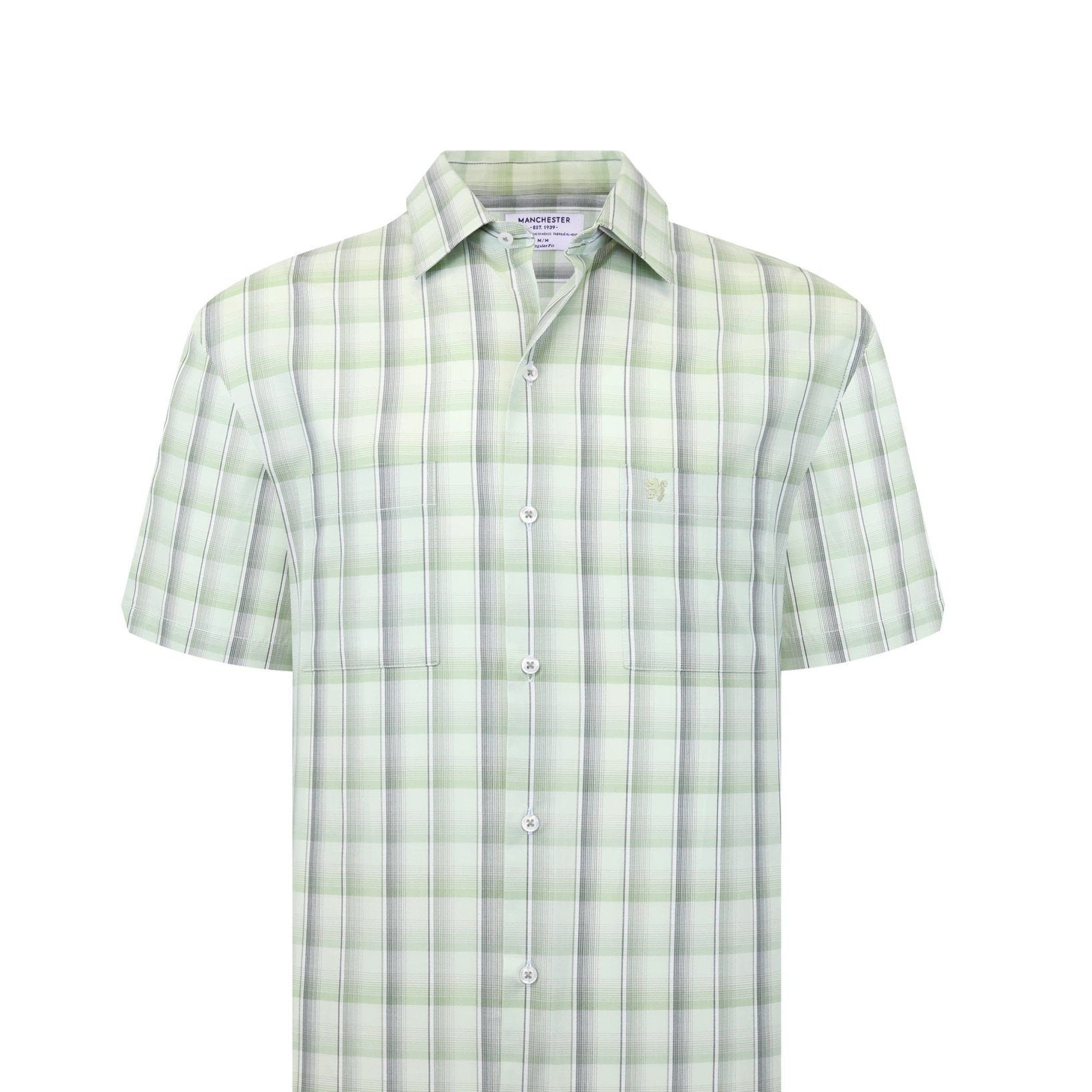 Manchester Camisa Casual Cuadrado Algodón - Poliéster Manga Corta - Manchester