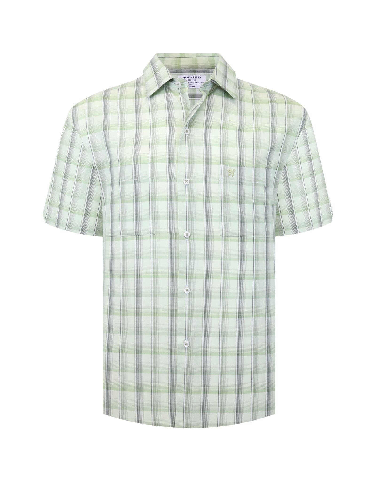 Manchester Camisa Casual Cuadrado Algodón - Poliéster Manga Corta - Manchester