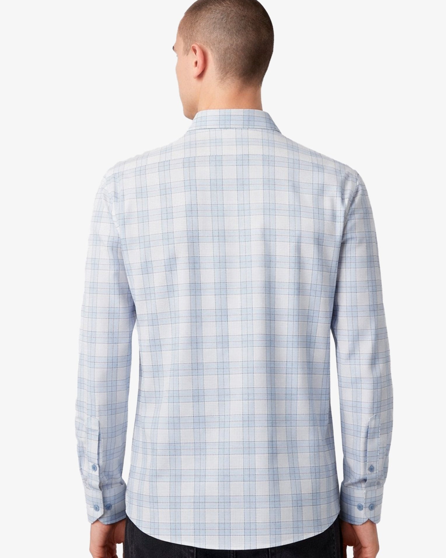Manchester Camisa Casual Cuadrado Algodón-Poliéster Manga Larga - Manchester