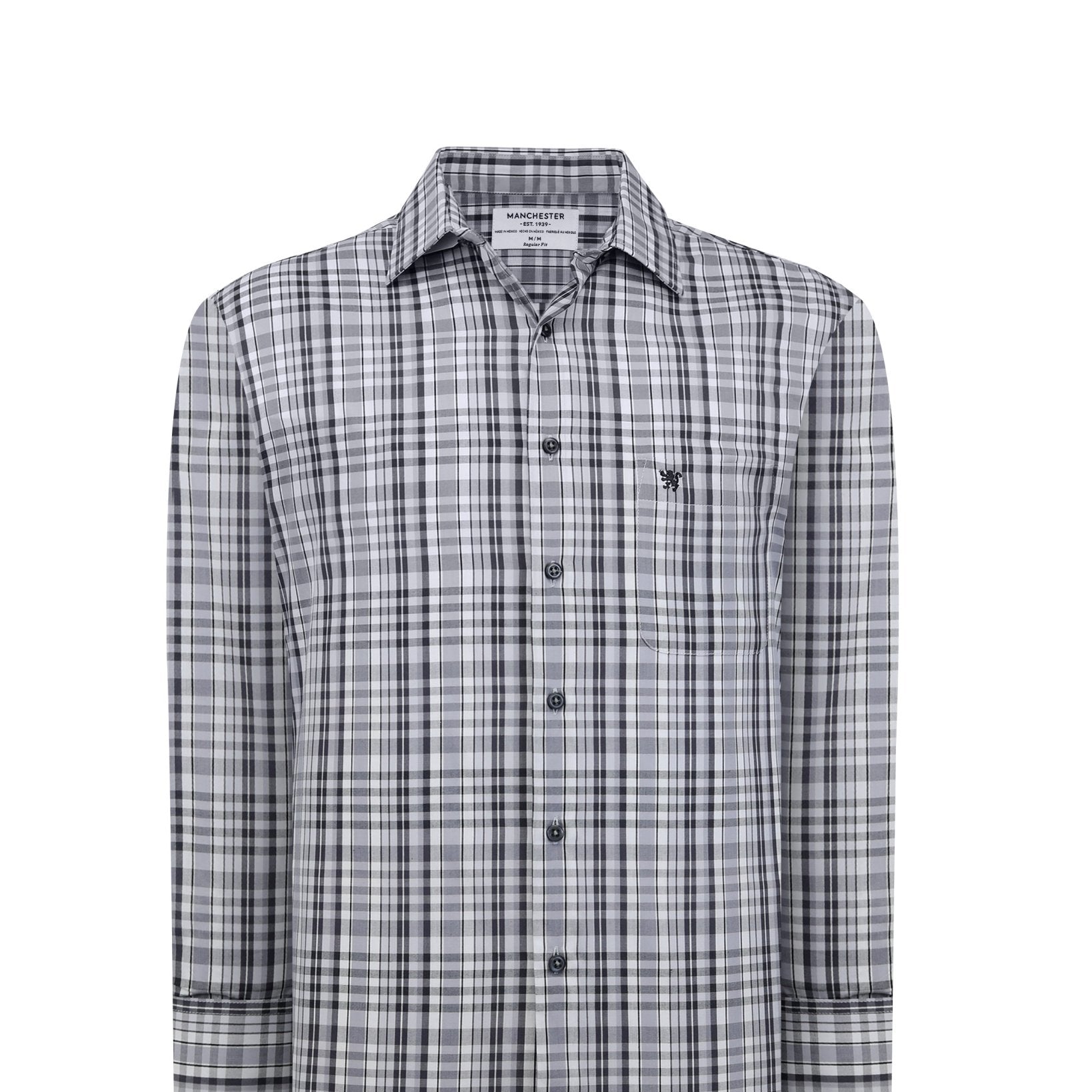 Manchester Camisa Casual Cuadrado Algodón - Poliéster Manga Larga - Manchester