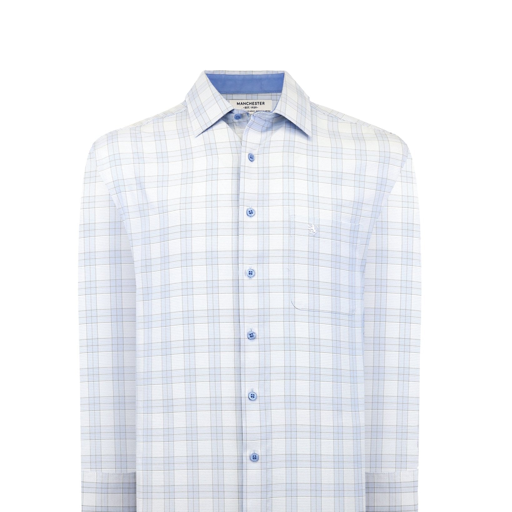Manchester Camisa Casual Cuadrado Algodón - Poliéster Manga Larga - Manchester