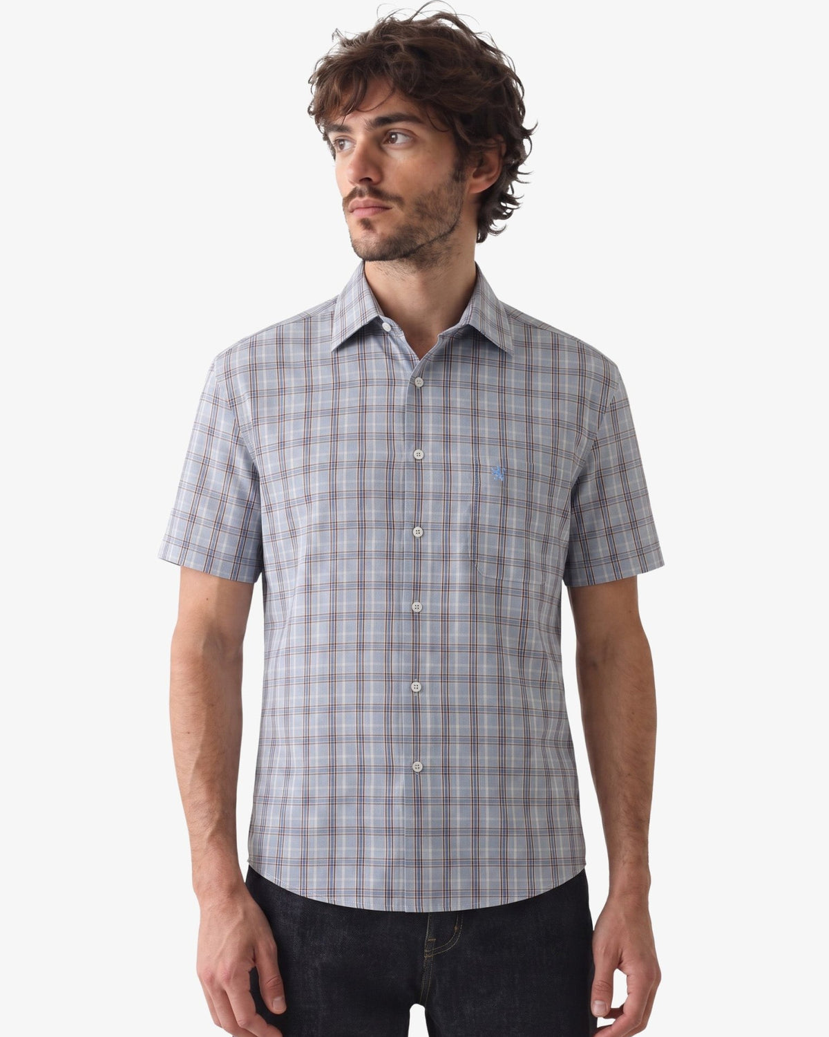 Manchester Camisa Casual Cuadros Clásicos Manga Corta - Manchester