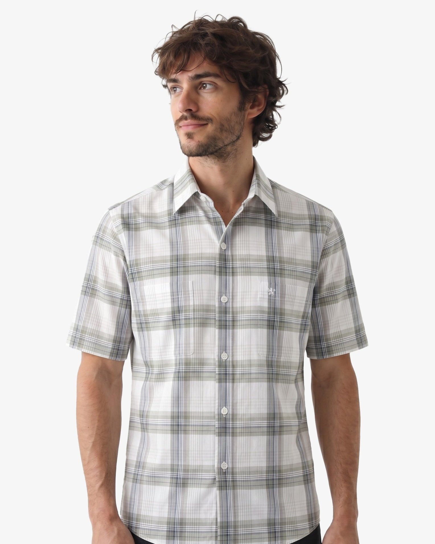 Manchester Camisa Casual Cuadros de Verano Dos Bolsillos - Manchester