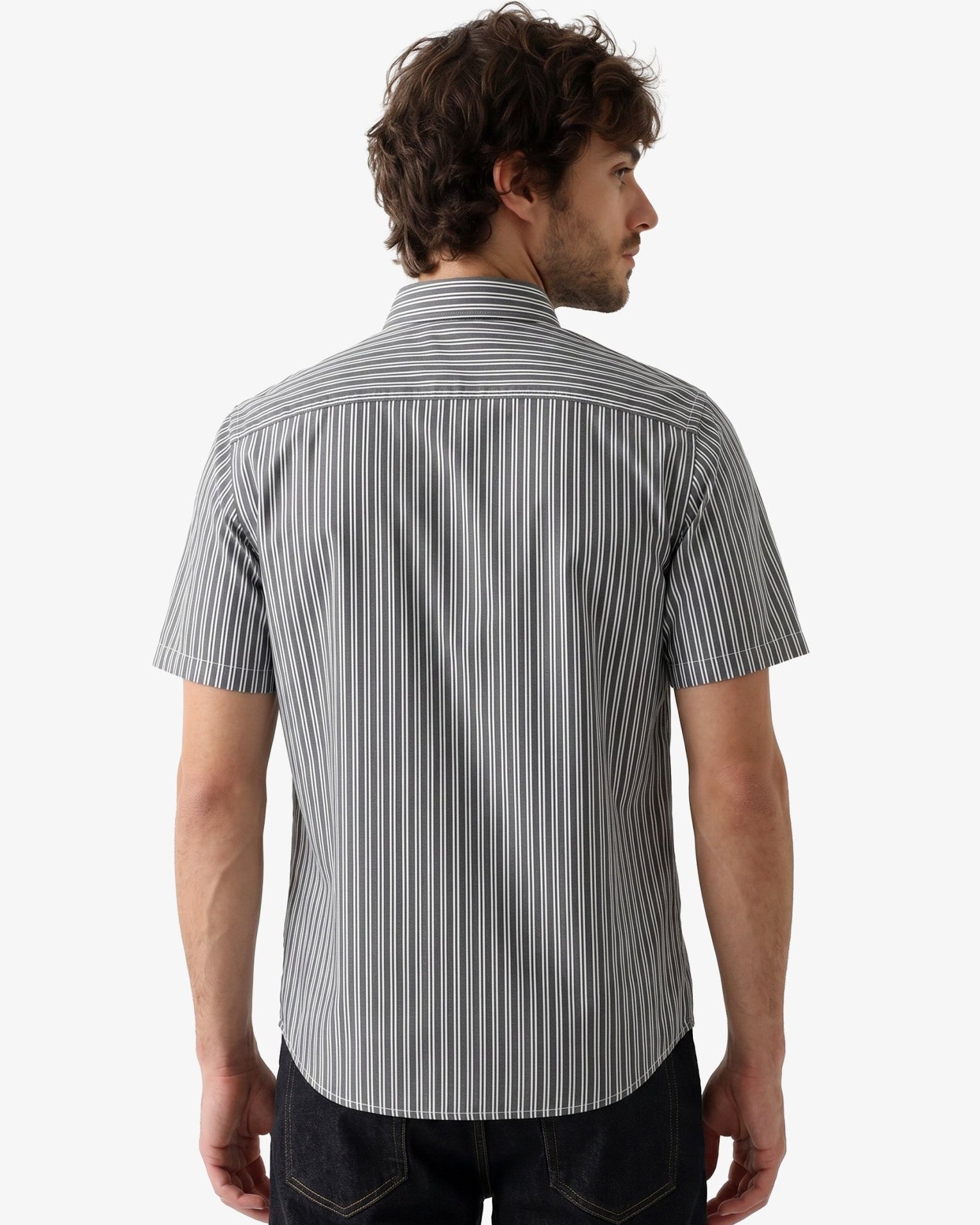 Manchester Camisa Casual Cuello Abotonado - Manga Corta - Manchester