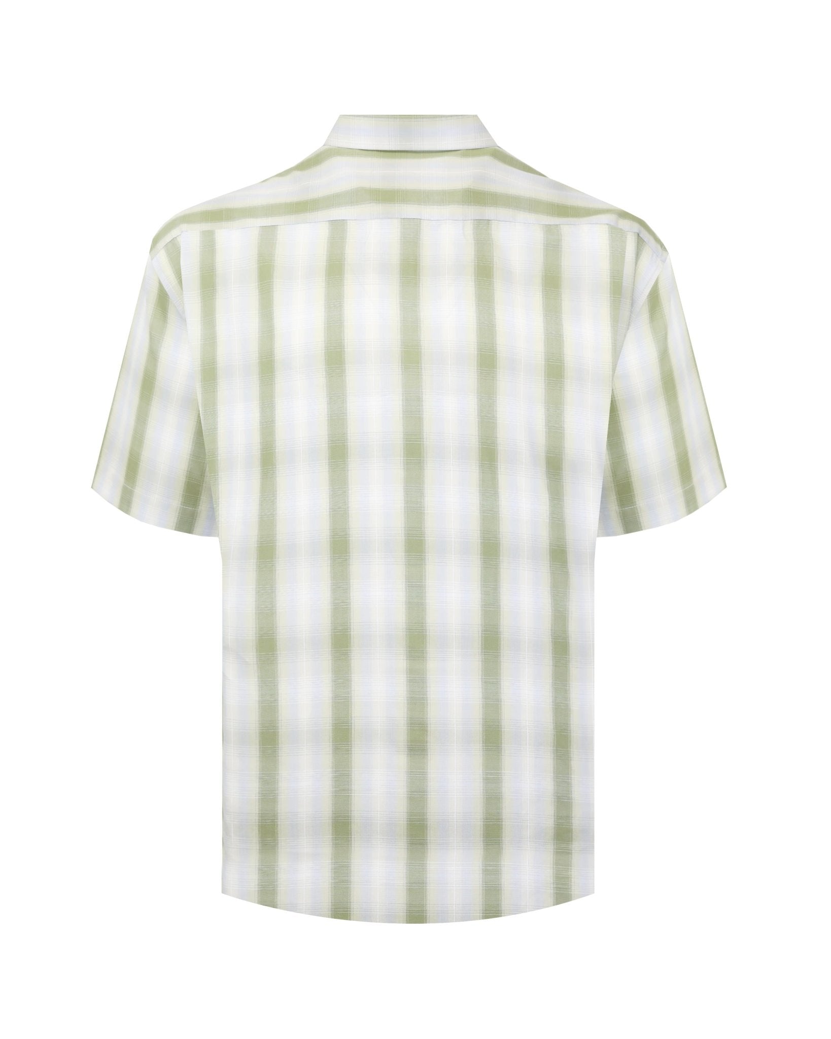 Manchester Camisa Casual Doble Bolsillo de Cuadros Difuminados - Manchester