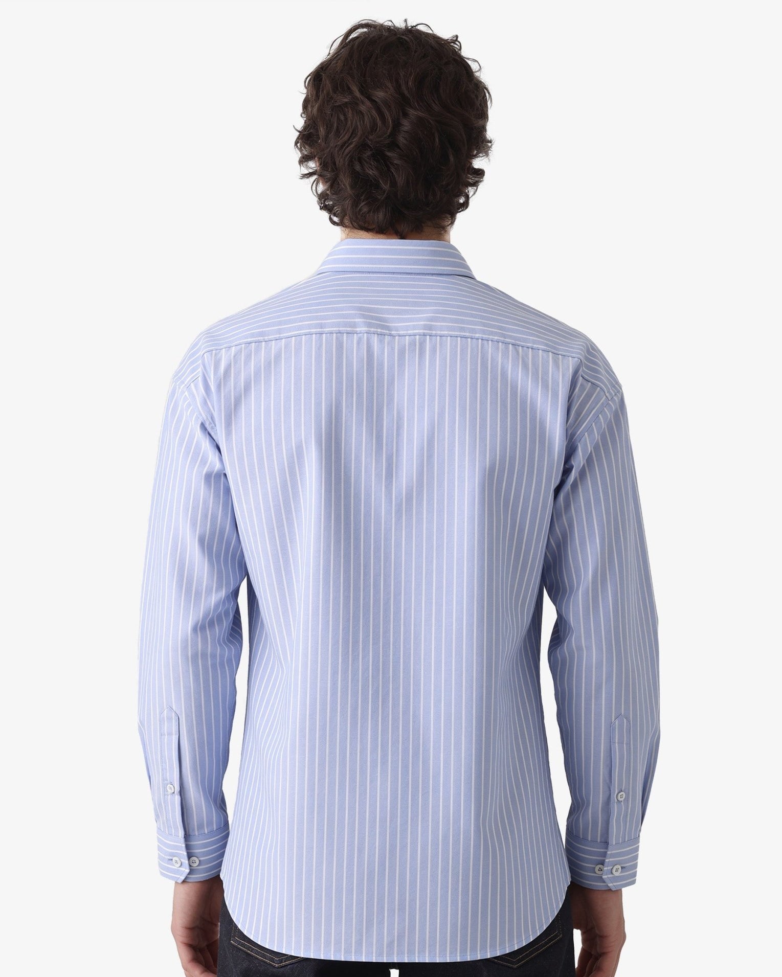 Manchester Camisa Casual Elite 100% Algodón Wrinkle Free color gris para hombre