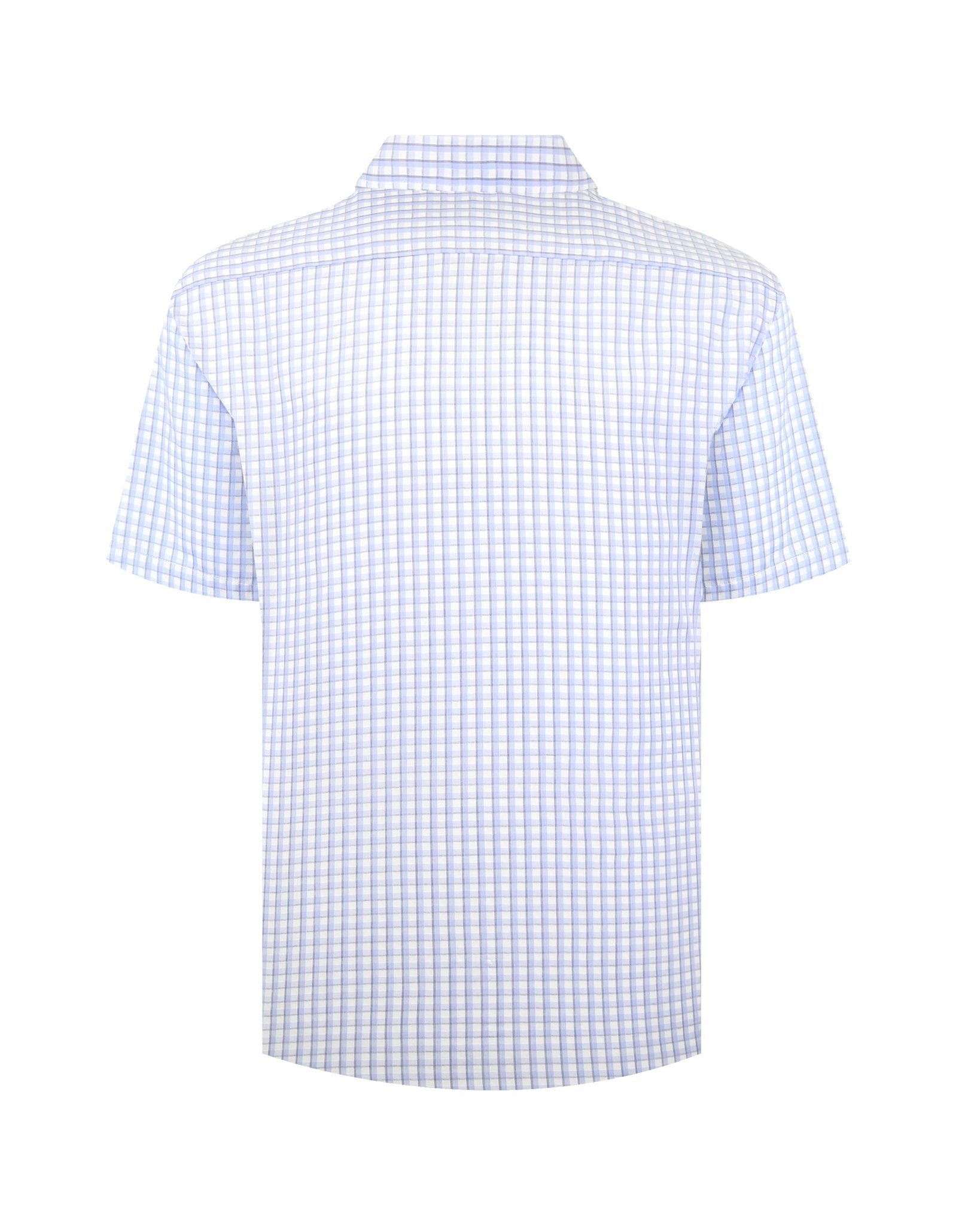 Manchester Camisa Casual Elite 100% Algodón Wrinkle Free Manga Corta - Manchester