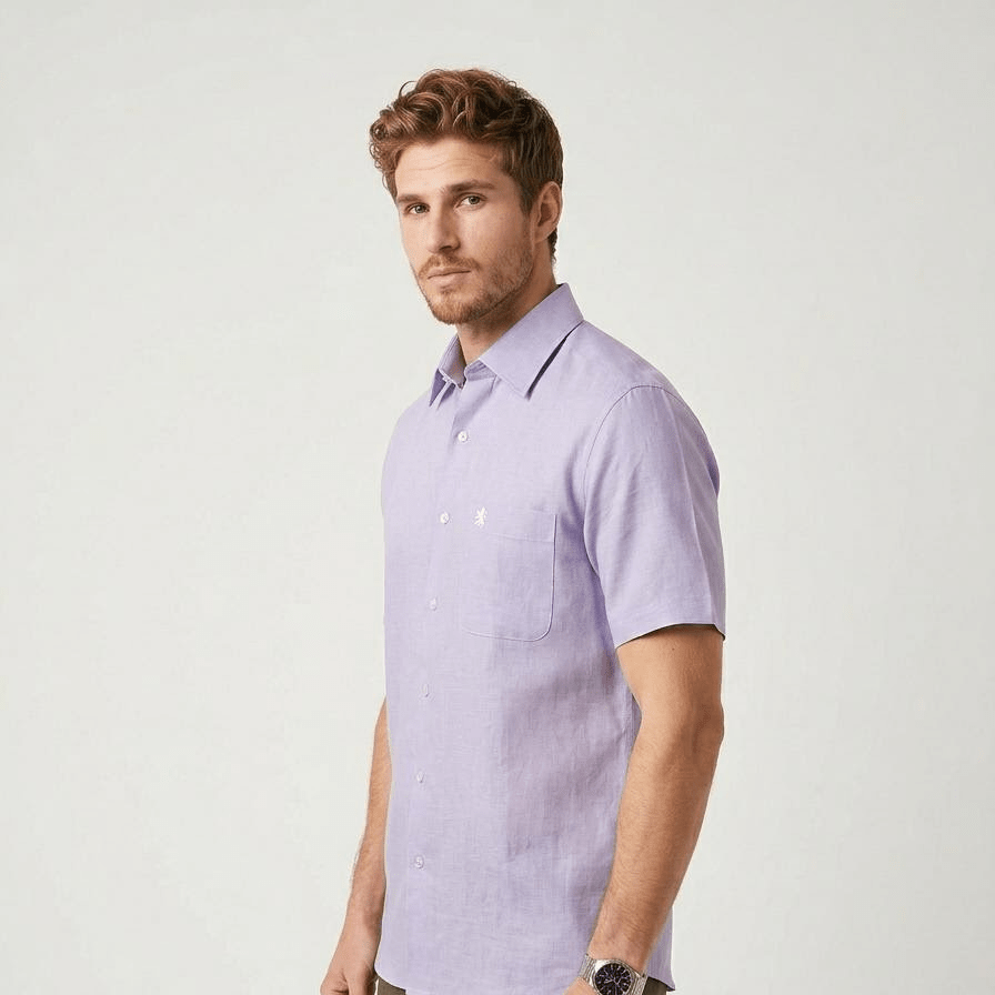 Manchester Camisa Casual Elite 100% Lino - Manchester