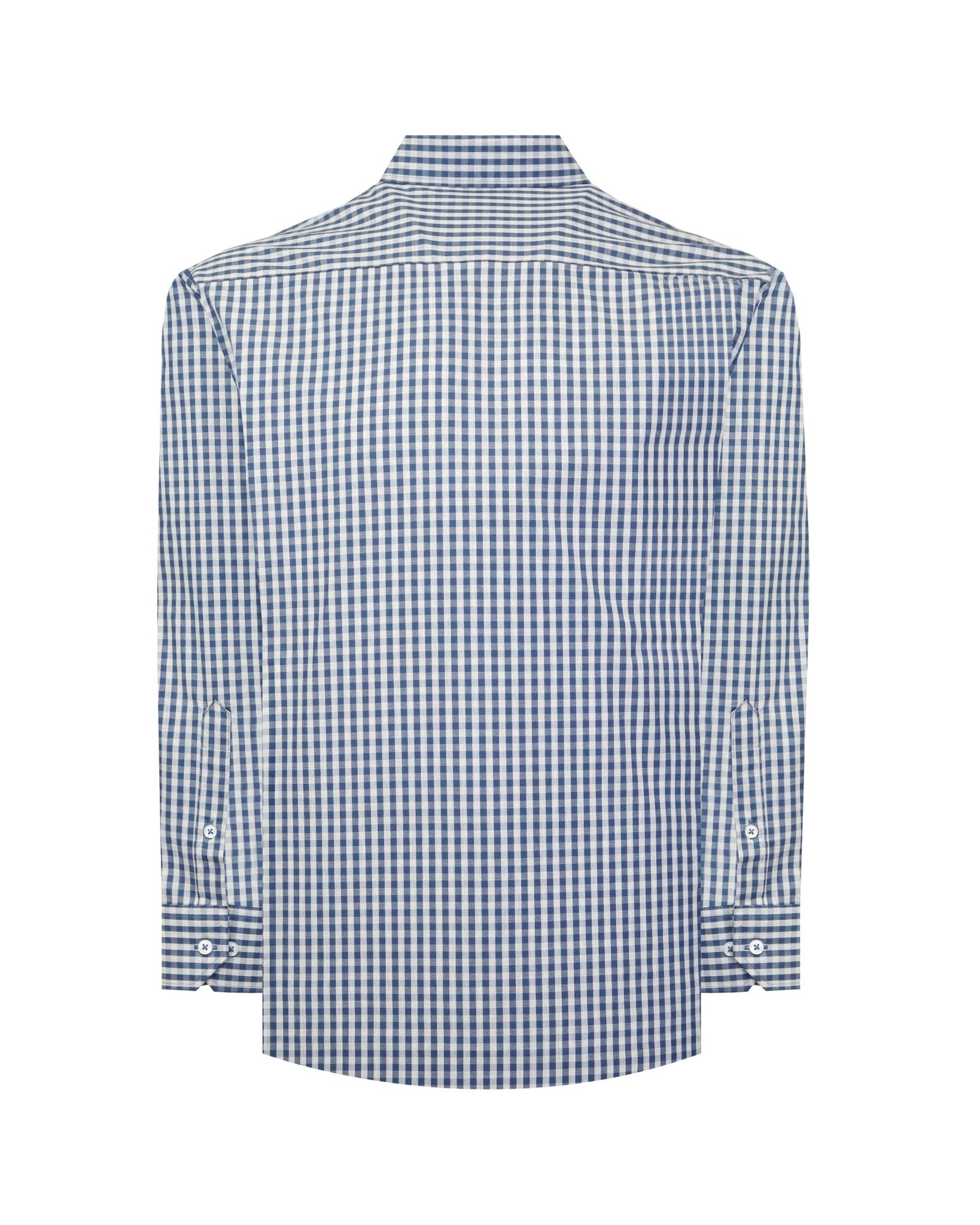 Manchester Camisa Casual Elite Manga Larga con Diseño de Cuadros - Manchester