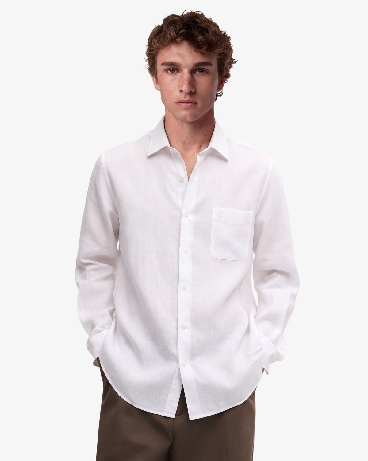 Manchester Camisa Casual Lino Puro Esencial - Manchester