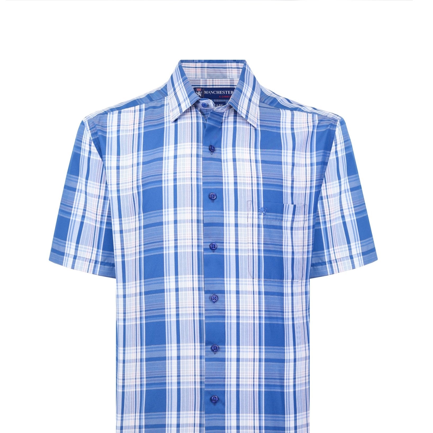 Manchester Camisa Casual Manga Corta Algodón y Poliéster - Manchester