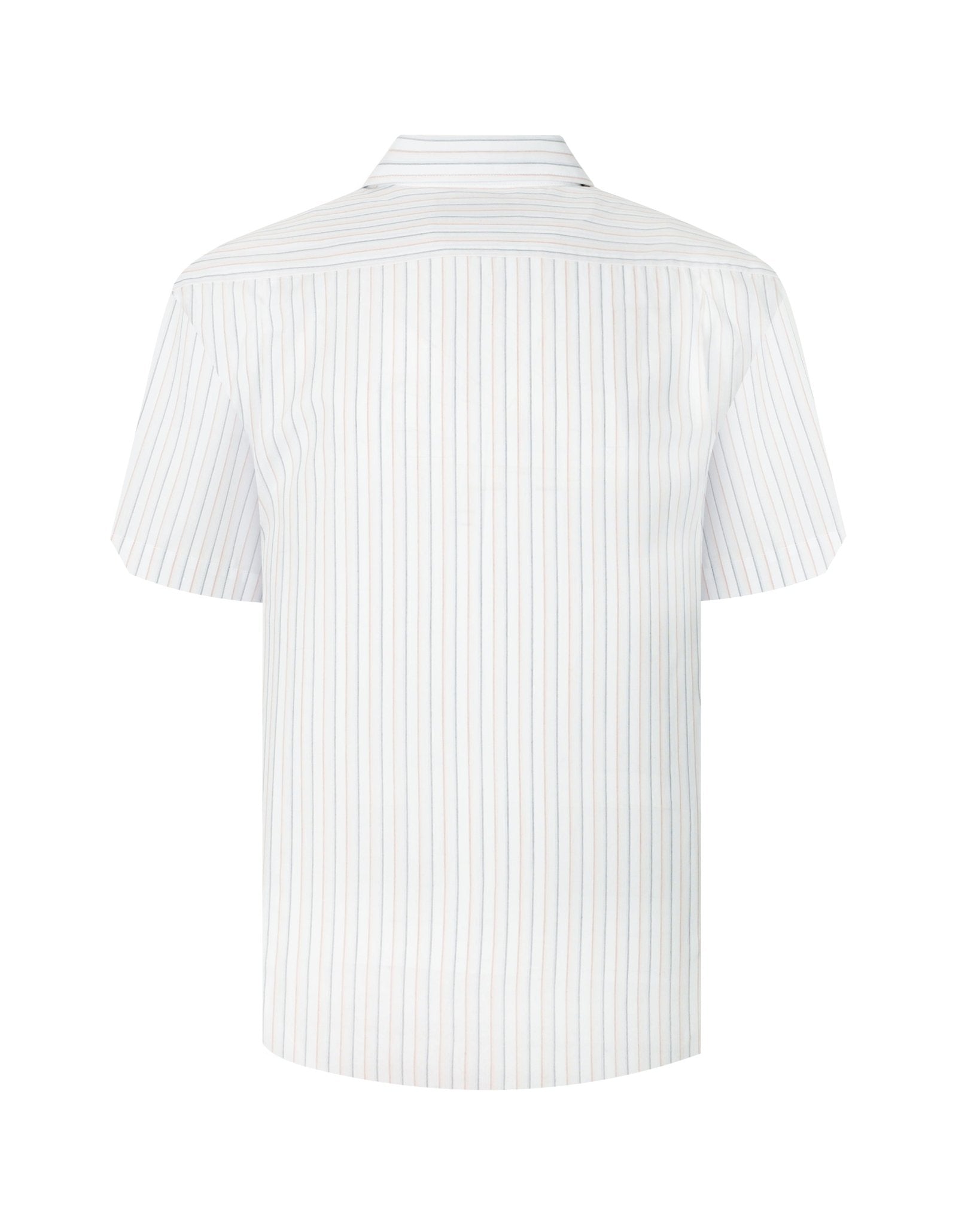 Manchester Camisa Casual Manga Corta con Rayas Minimalistas - Manchester