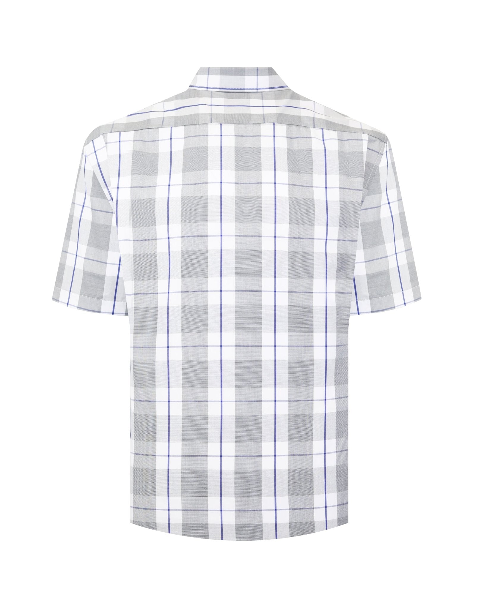 Manchester Camisa Casual Manga Corta Cuadros Modernos - Manchester