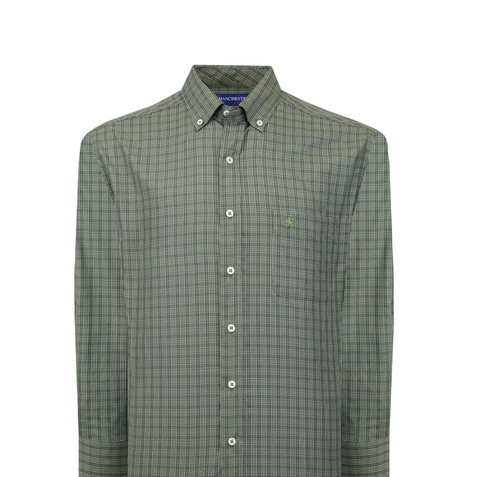 Manchester Camisa Casual Mezcla Algodón - Poliéster - Manchester
