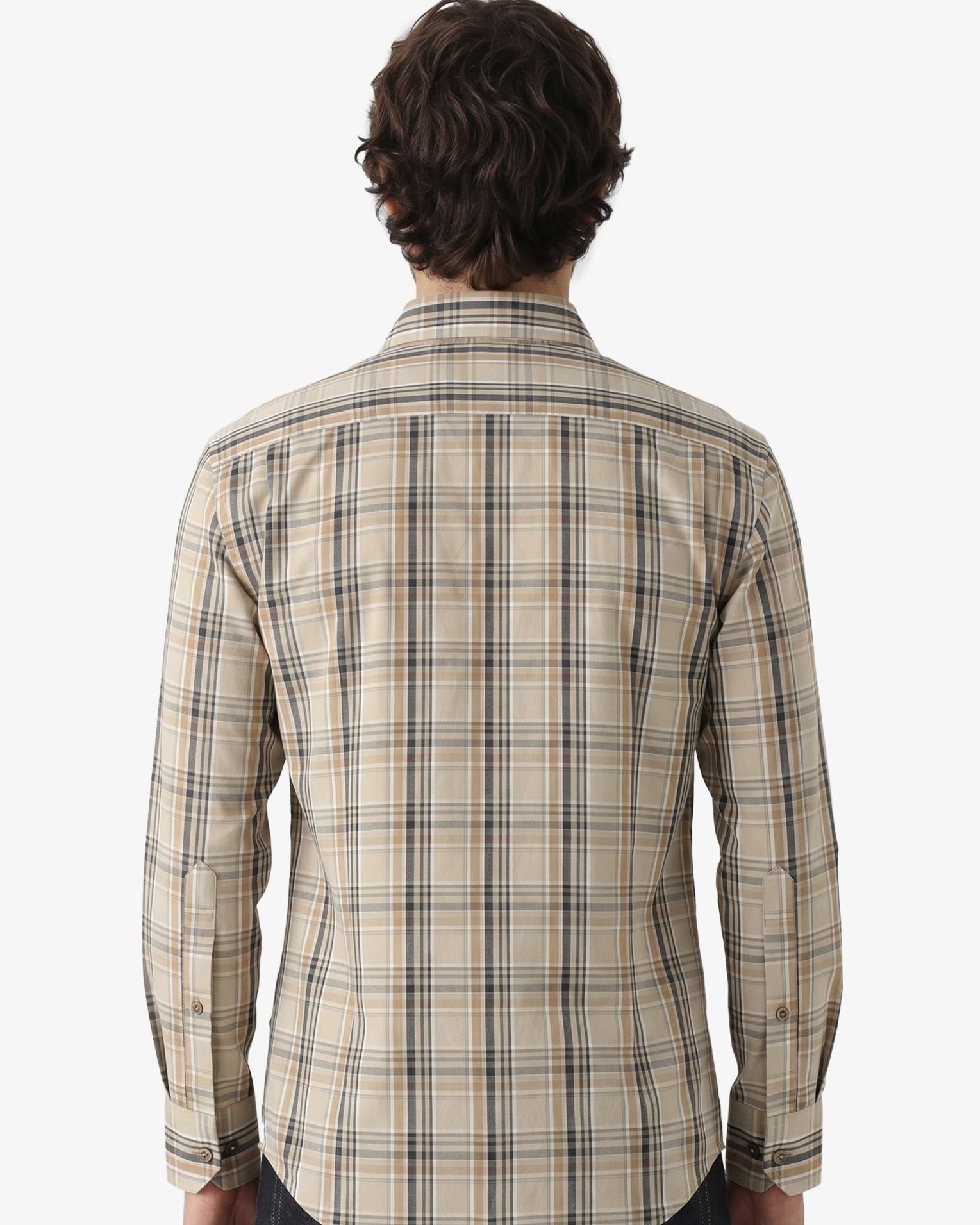 Manchester Camisa Casual Plaid Clásico - Manga Larga - Manchester