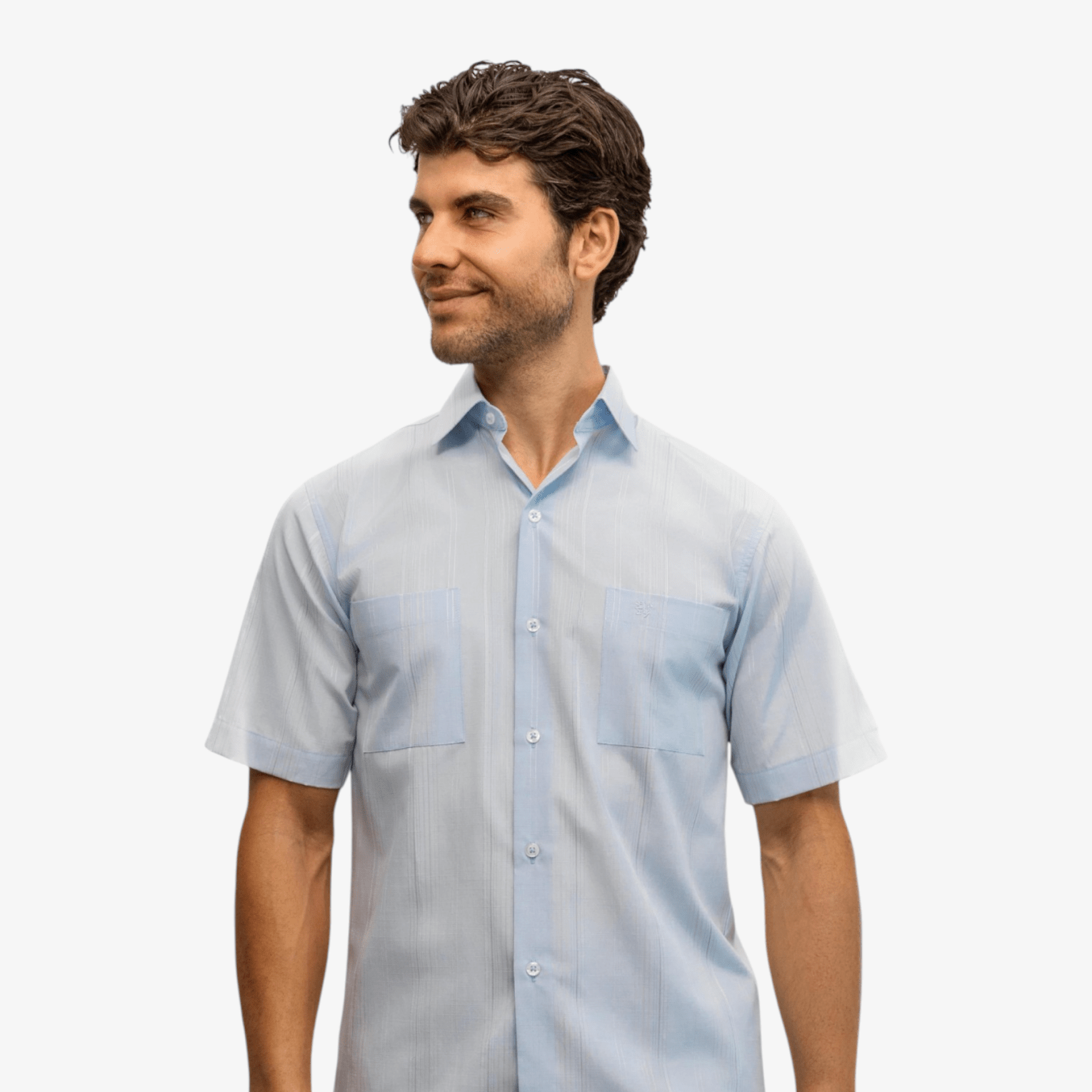 Manchester Camisa Casual Rayas Dos Bolsillos Estilo Moderno - Manchester