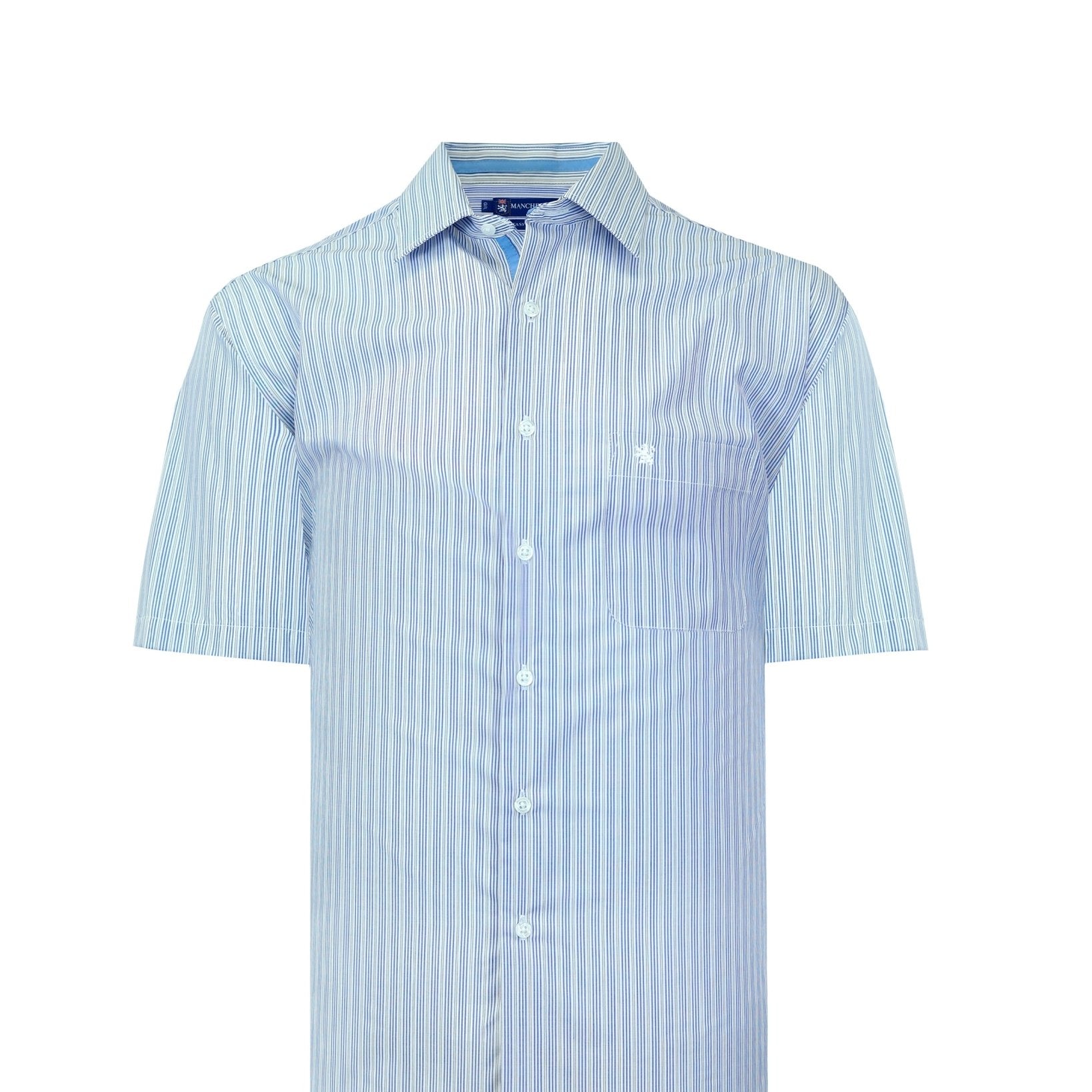Manchester Camisa Casual Rayas - Manga Corta - Manchester
