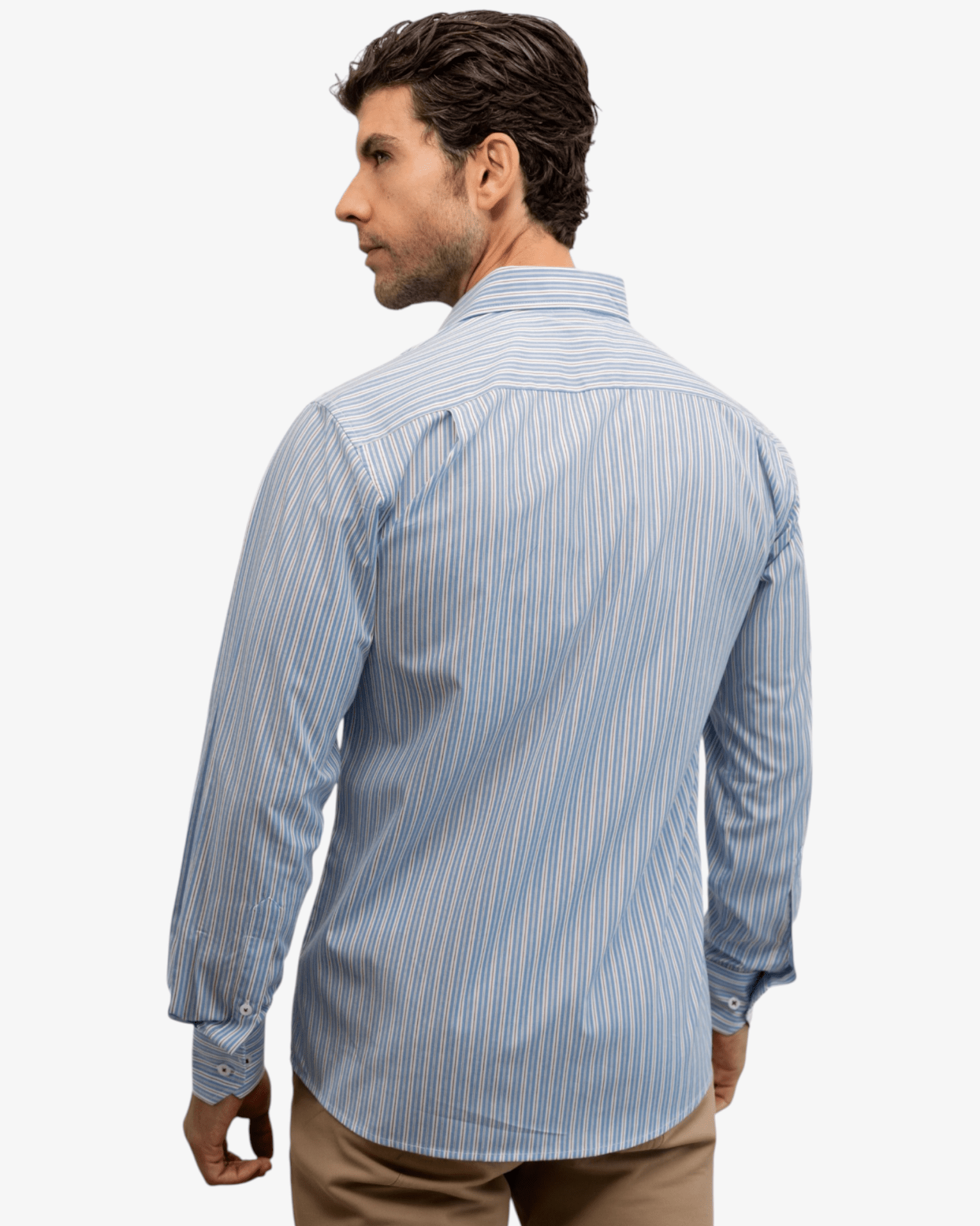 Manchester Camisa Casual Rayas – Manga Larga Regular Fit - Manchester
