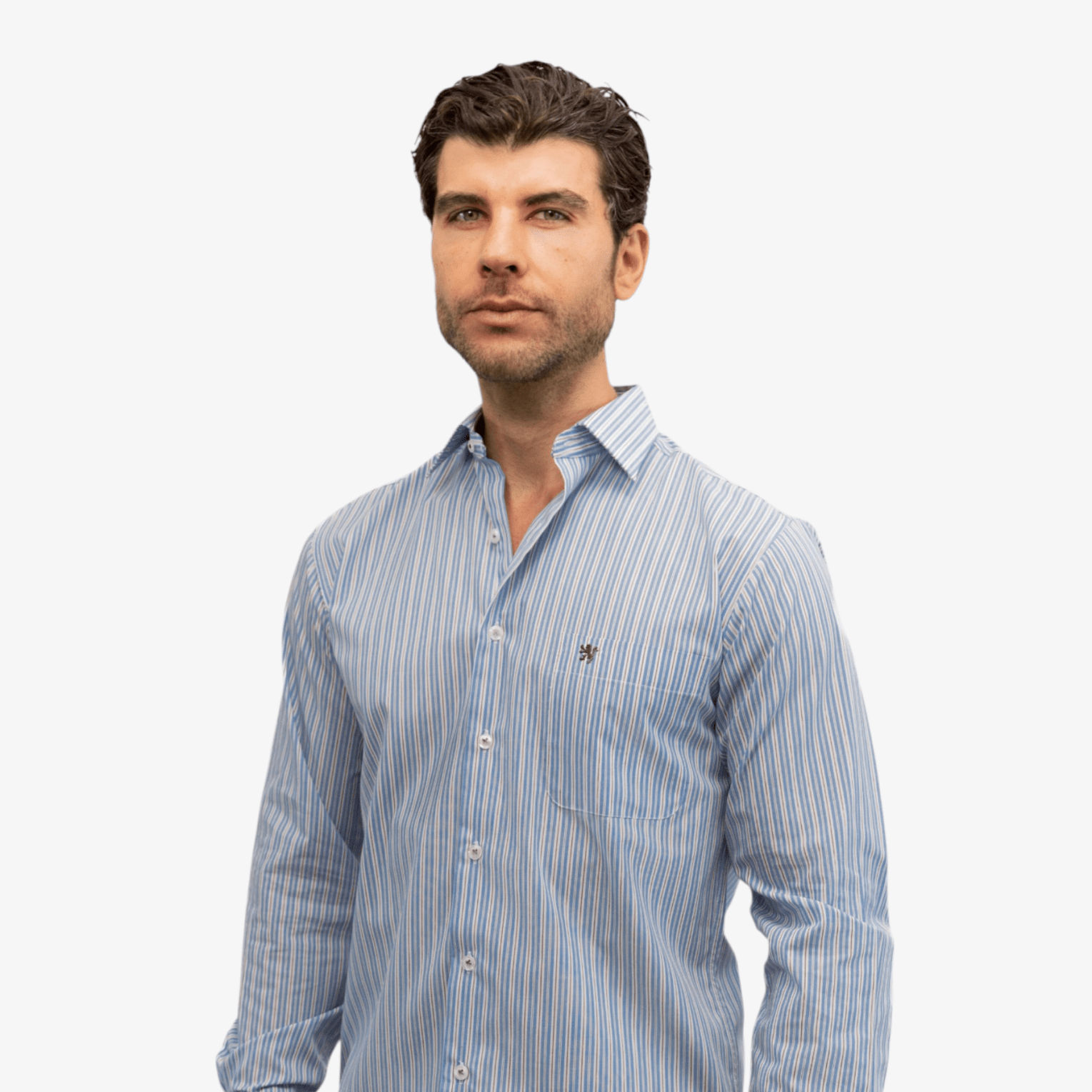 Manchester Camisa Casual Rayas – Manga Larga Regular Fit - Manchester