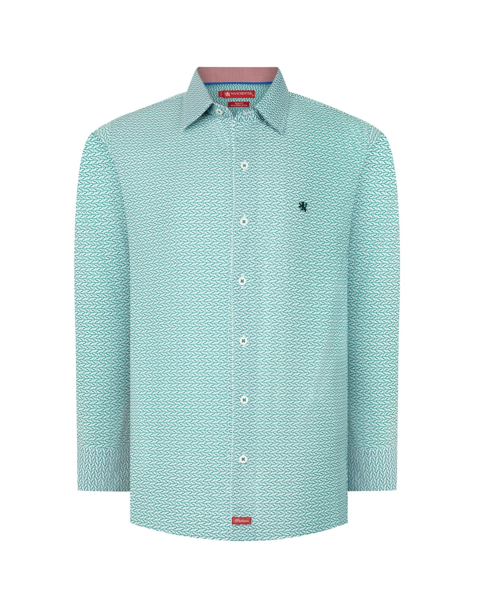Manchester Camisa Casual Slim Fit Algodón Puro - Manga Larga - Manchester