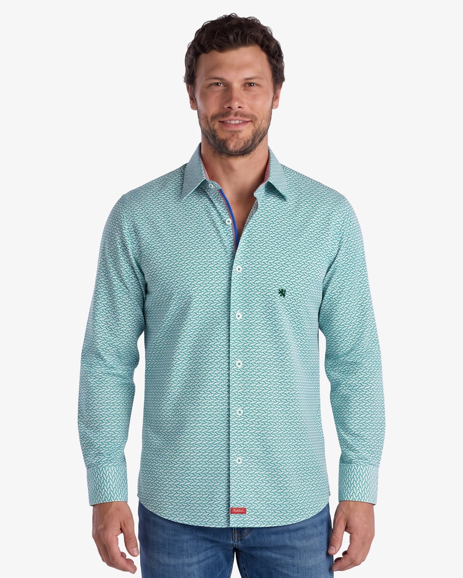 Manchester Camisa Casual Slim Fit Algodón Puro - Manga Larga - Manchester
