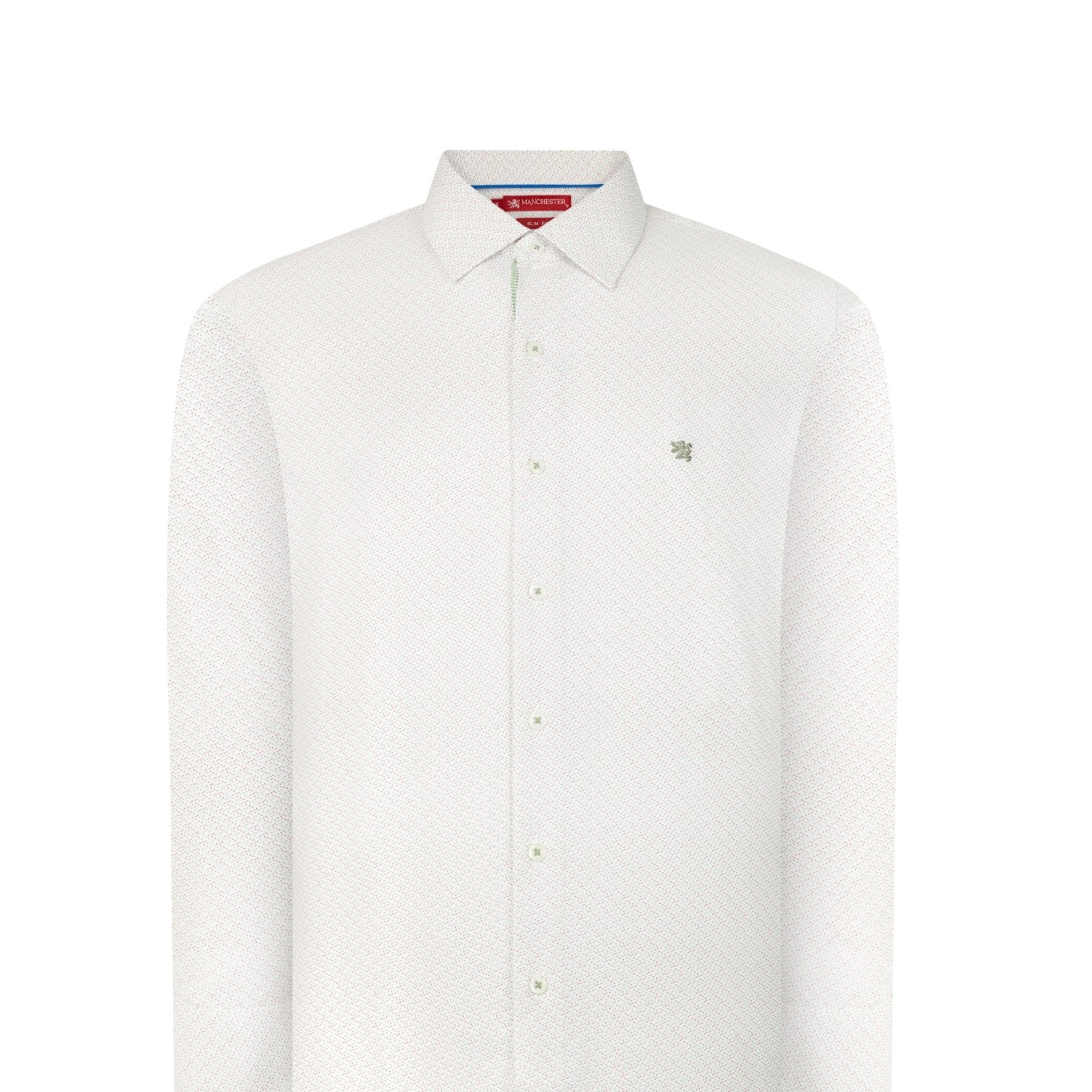 Manchester Camisa Casual Slim Fit Algodón y Poliéster - Manga Larga - Manchester