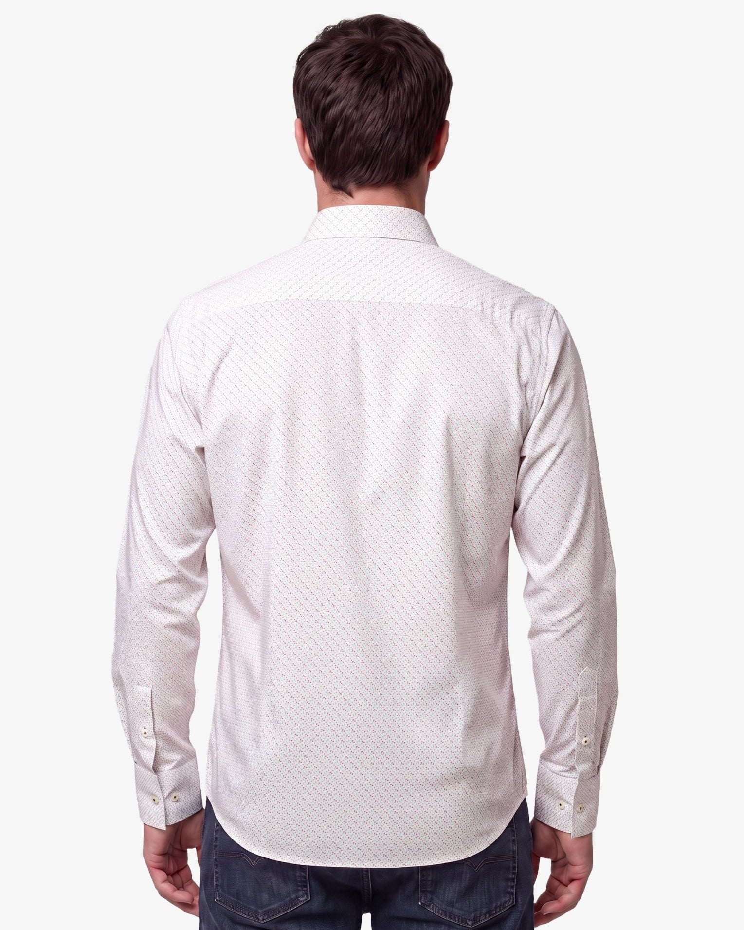 Manchester Camisa Casual Slim Fit Algodón y Poliéster - Manga Larga - Manchester