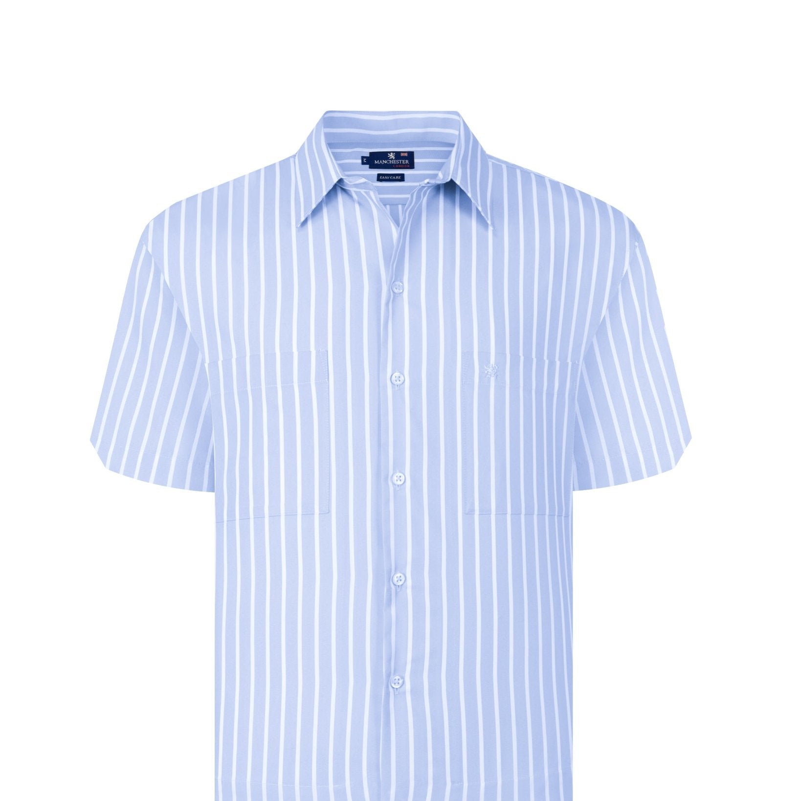Manchester Camisa Chazarilla - Manga Corta color azul para hombre