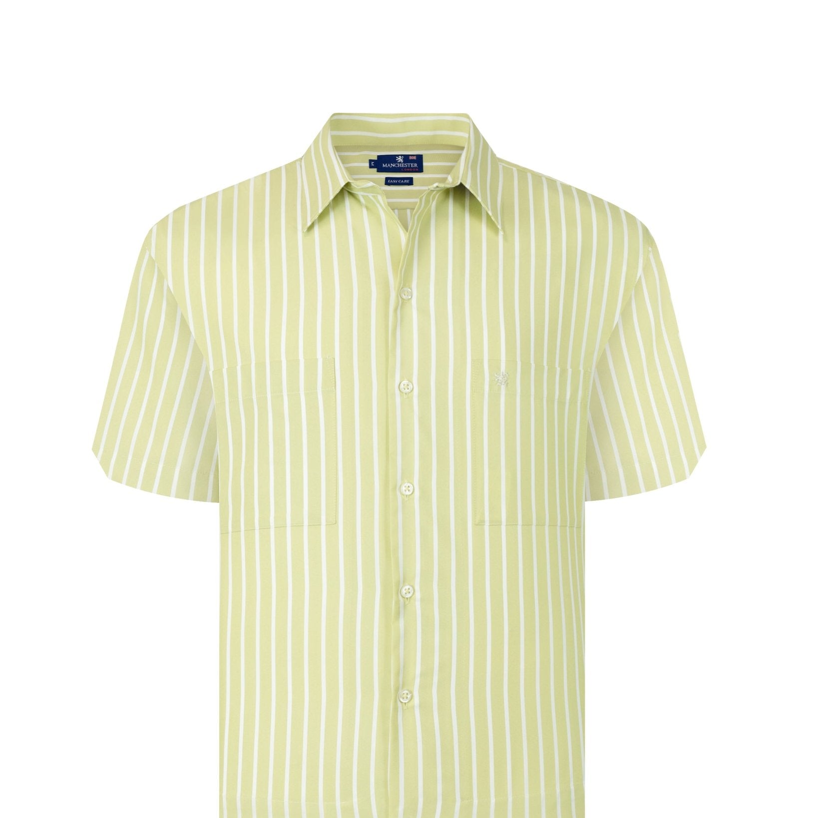 Manchester Camisa Chazarilla - Manga Corta color verde para hombre