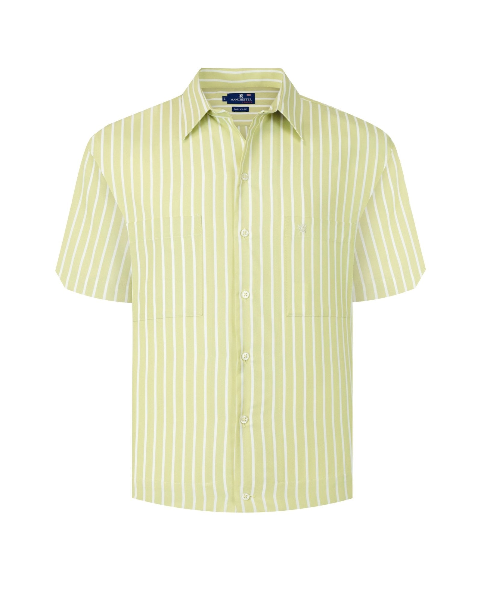 Manchester Camisa Chazarilla - Manga Corta color verde para hombre