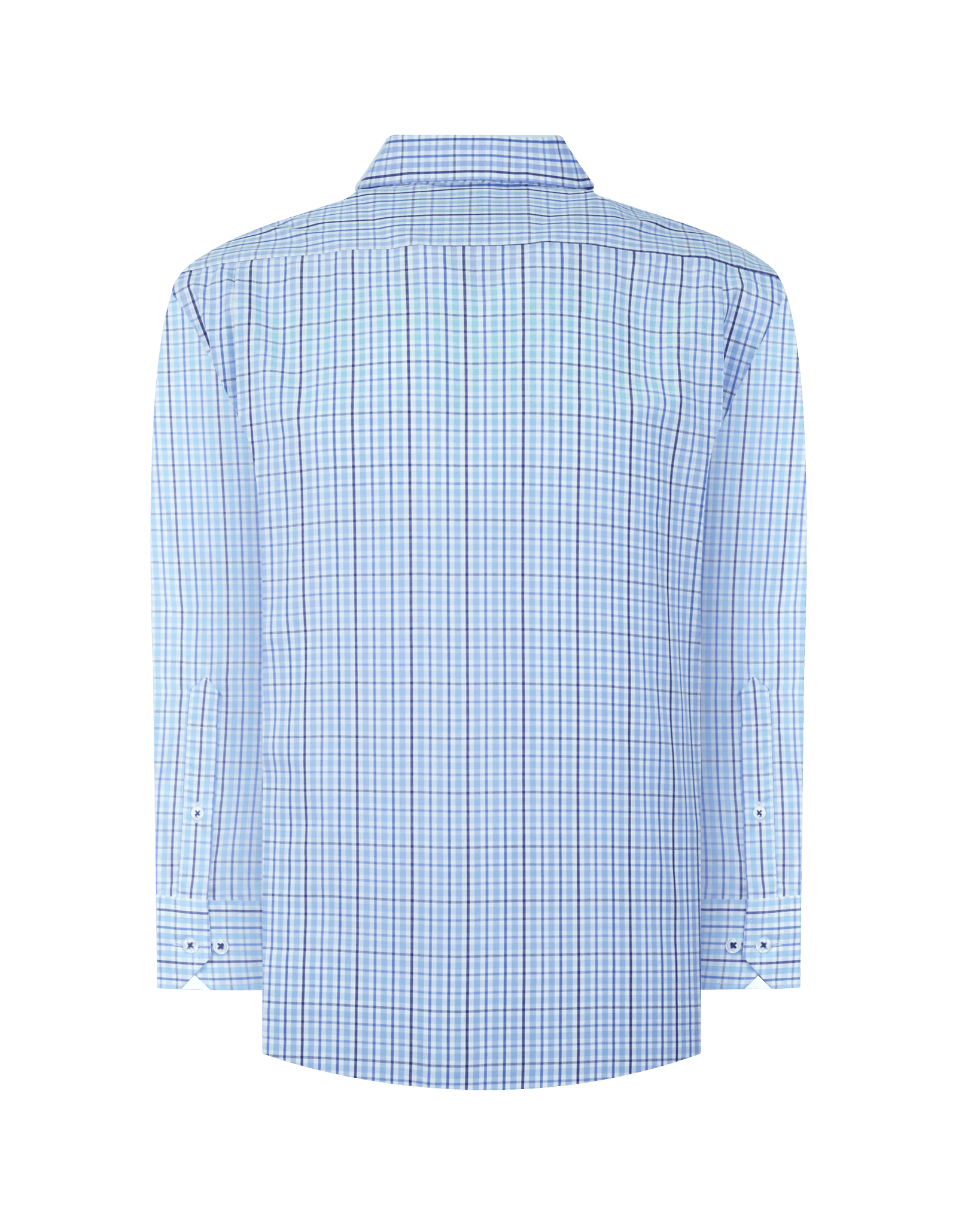 Manchester Camisa de Casual con Patrón Cuadrícula Sofisticada - Manchester