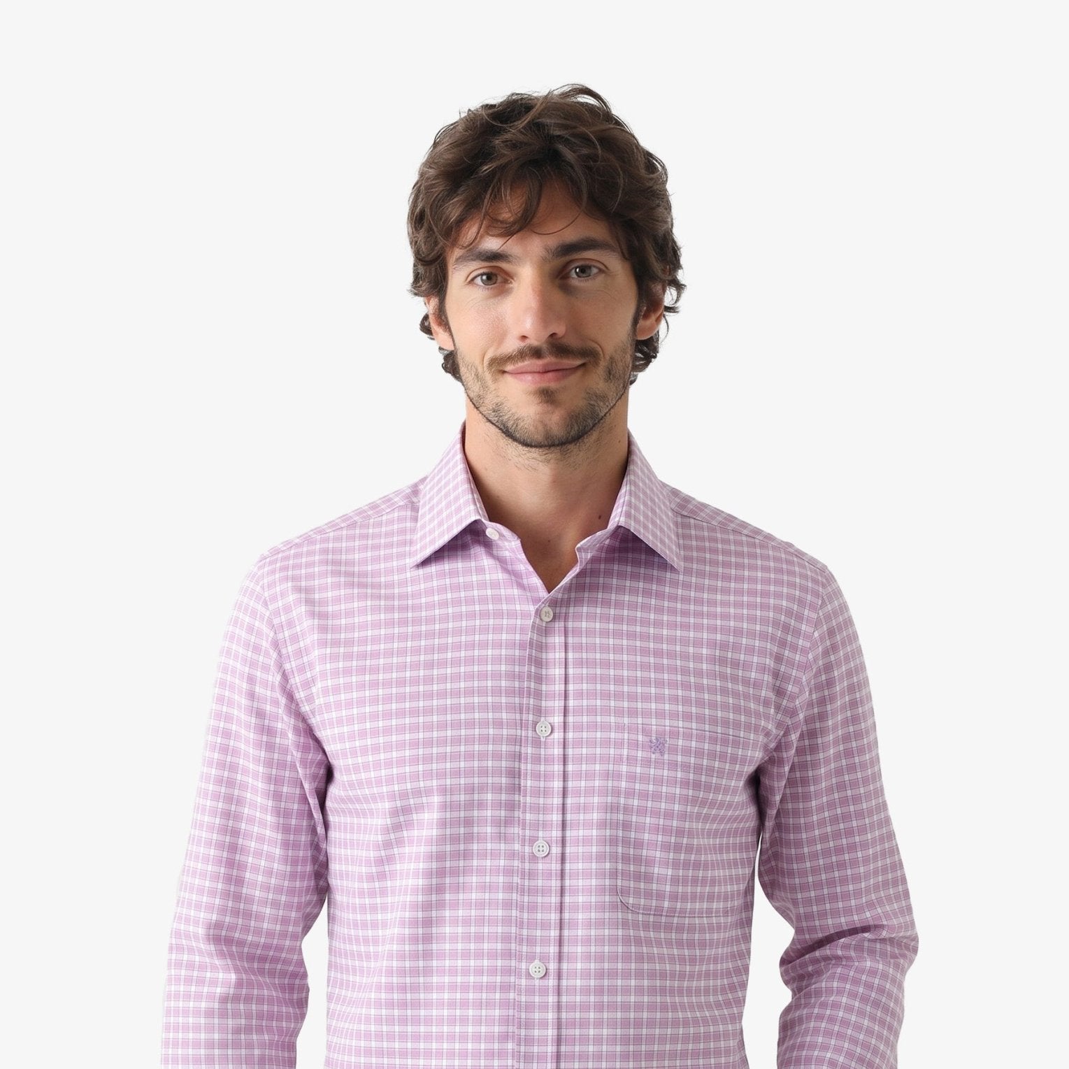 Manchester Camisa de Casual con Patrón Cuadros Sofisticado - Manchester