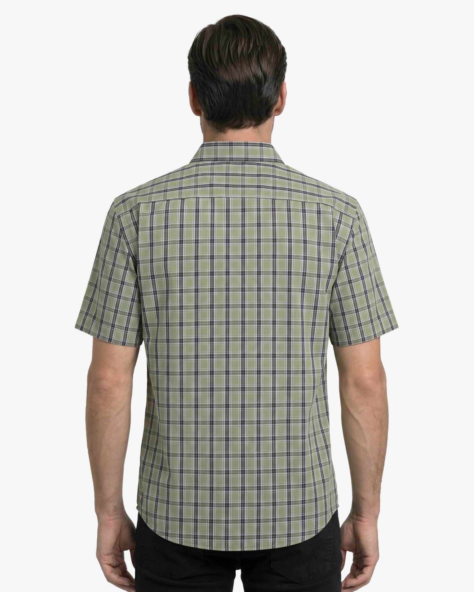 Manchester Camisa de Cuadros Manga Corta Estilo Casual - Manchester