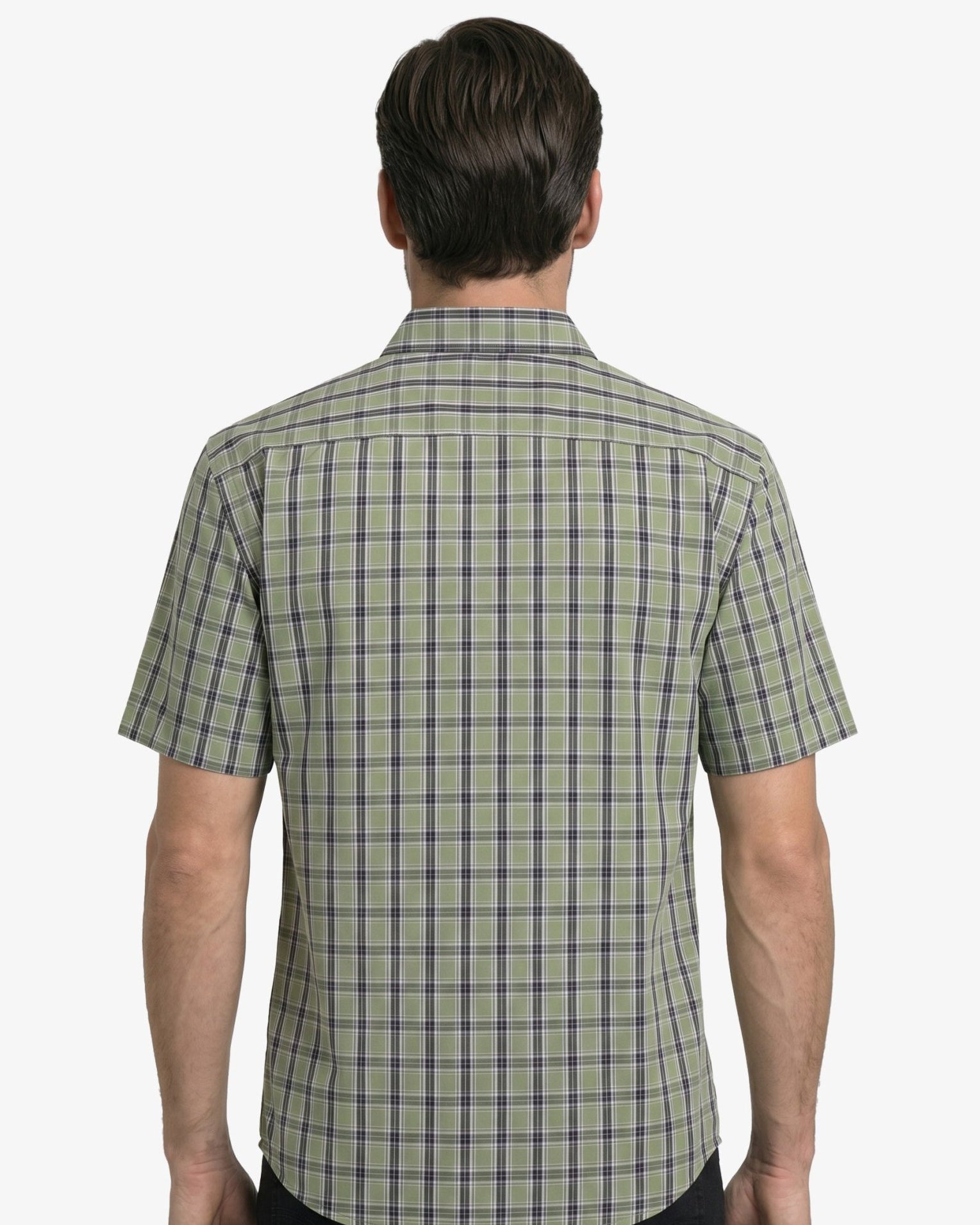 Manchester Camisa de Cuadros Manga Corta Estilo Casual - Manchester